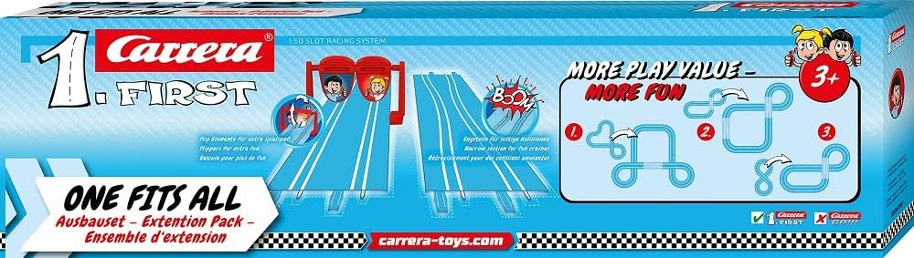 Carrera 20067001 FIRST Extension Set 'One fits All' - Slot Car Track Accessory