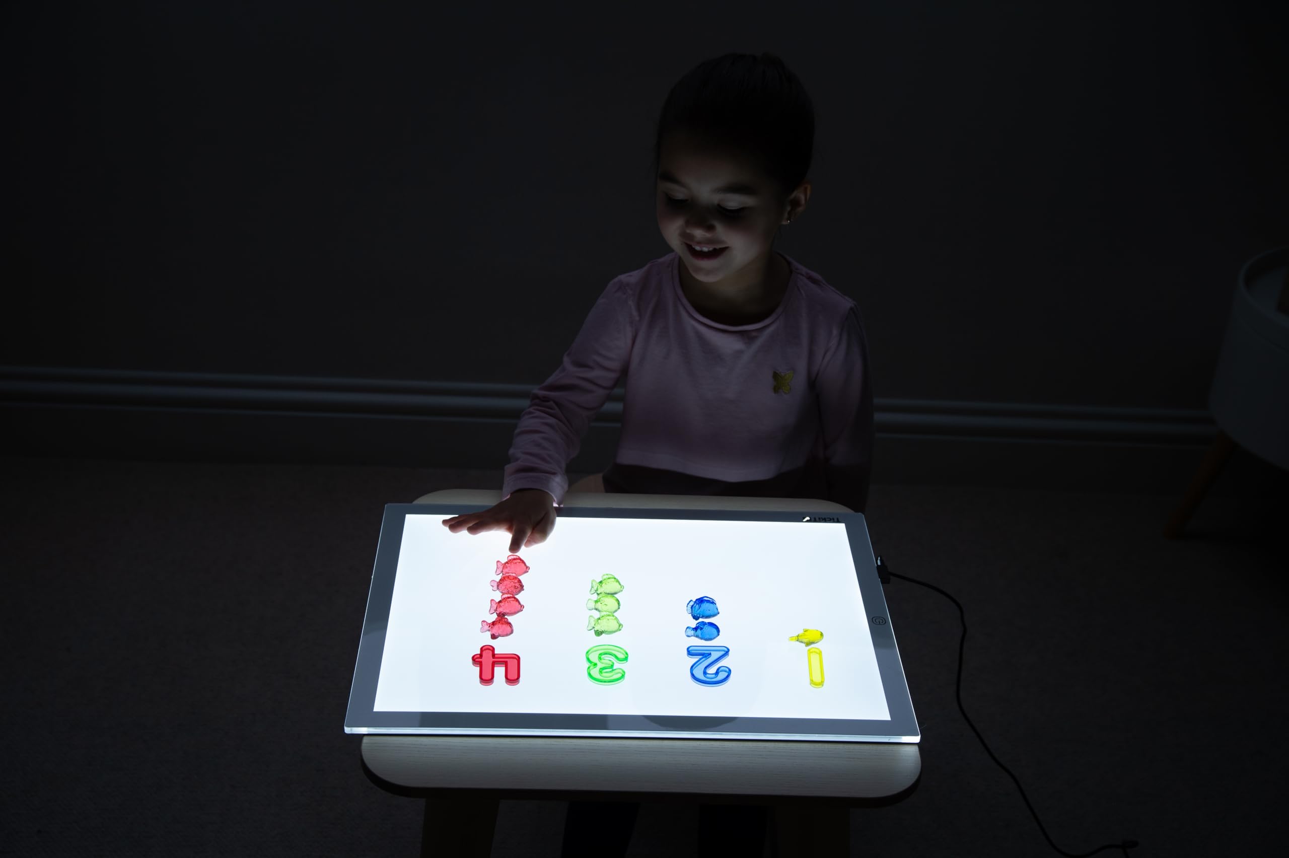 TickiT Translucent Numbers 0-9 - Educational Light Box Activity Set for Kids 3+