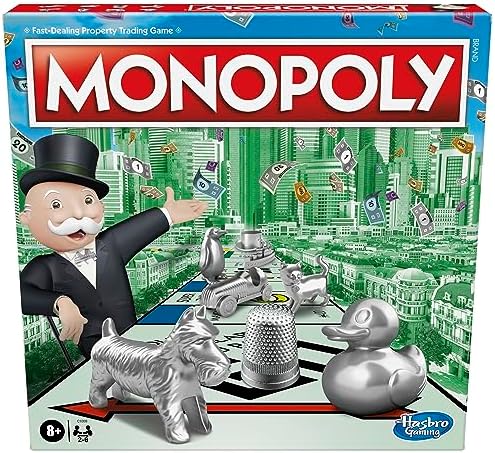 Monopoly Klassisches Brettspiel für 2–6 Spieler