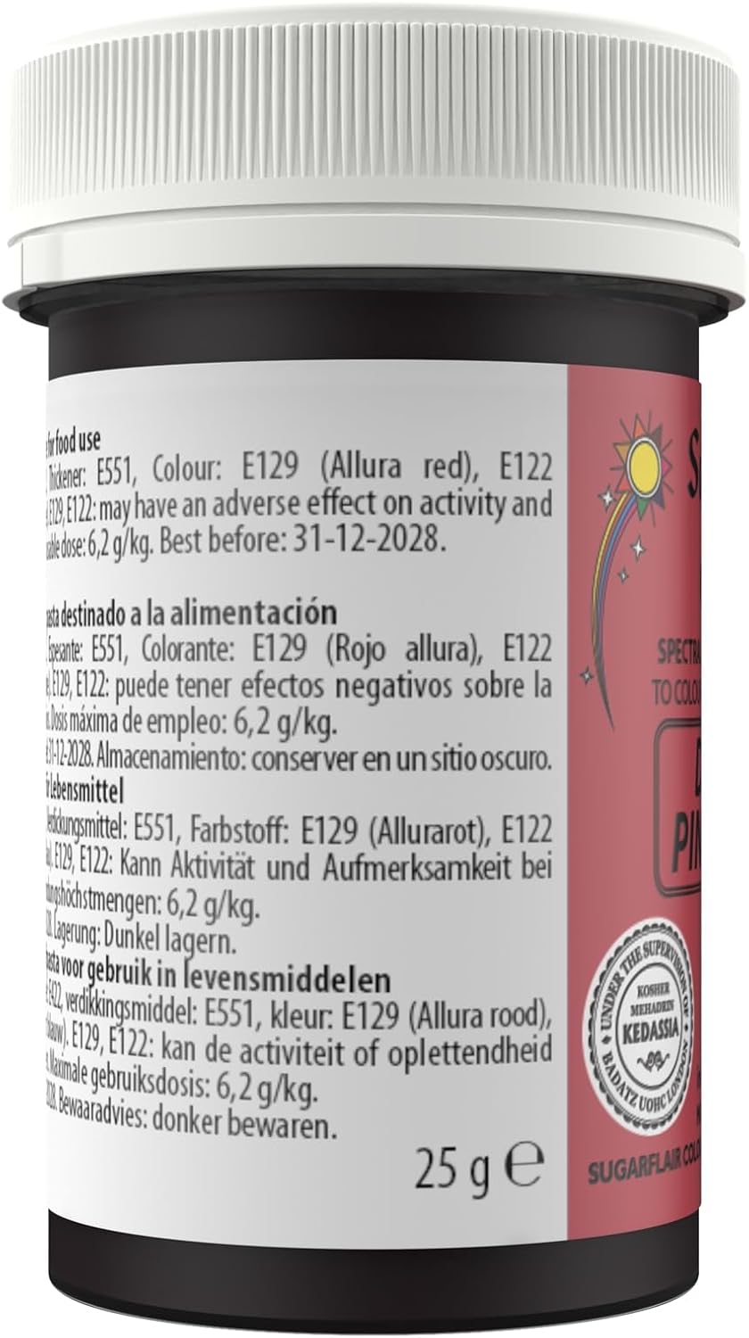Sugarflair - Spectral Dusky Pink/Wine Lebensmittelfarbpaste (25 g)