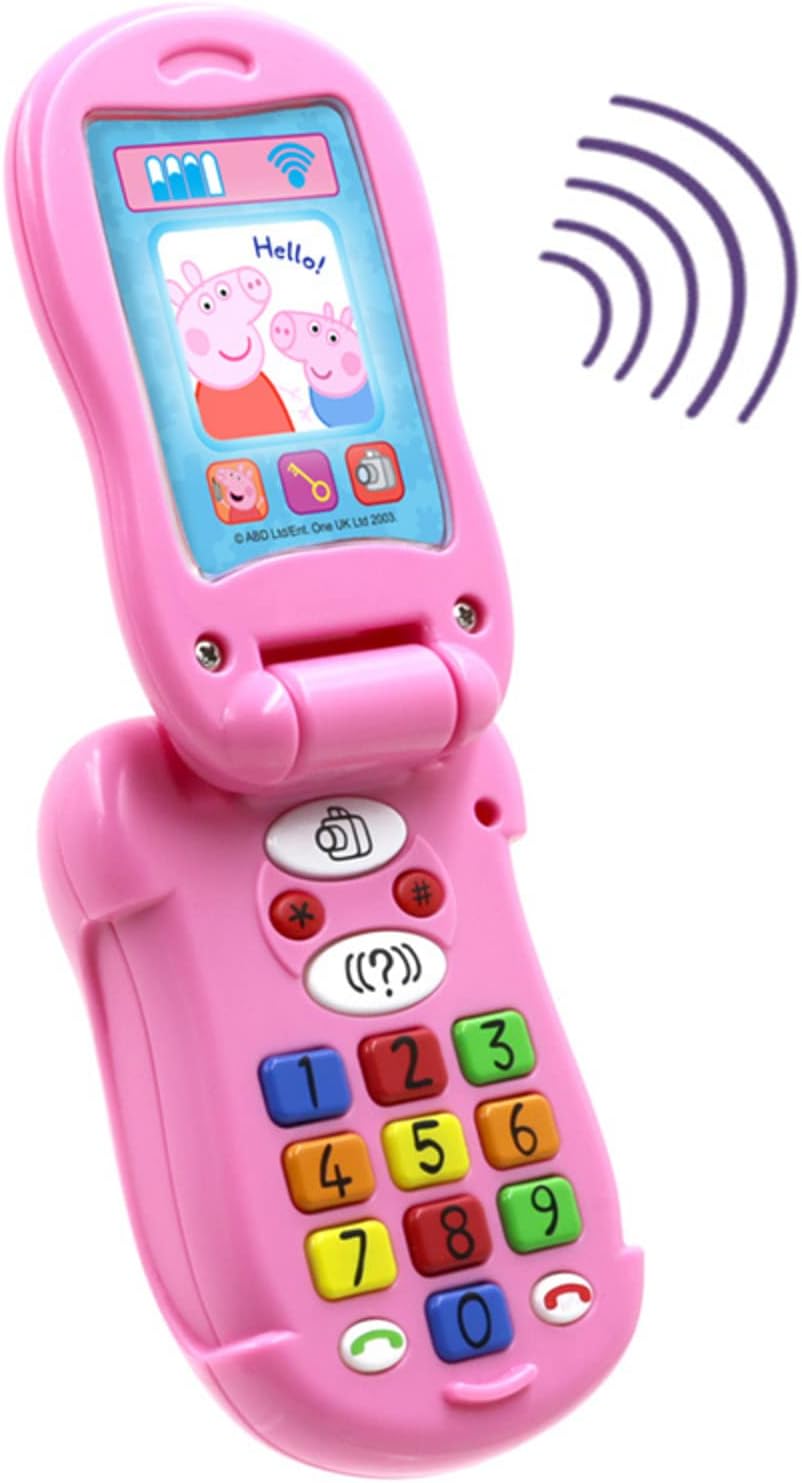 Peppa Pig Flip & Learn Toy Phone for Kids