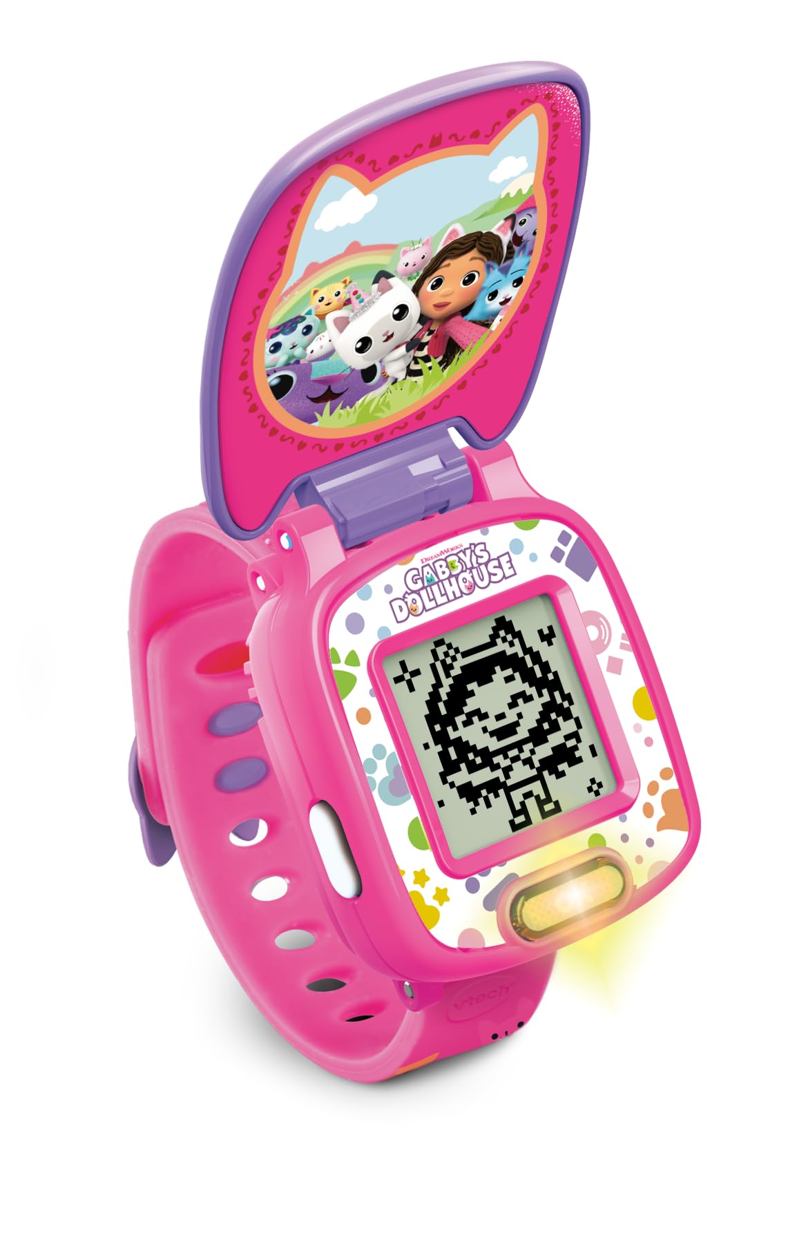 VTech Gabby's Dollhouse Time to Get Tiny Watch - Interactive Educational Kids Watch for Ages 3-6