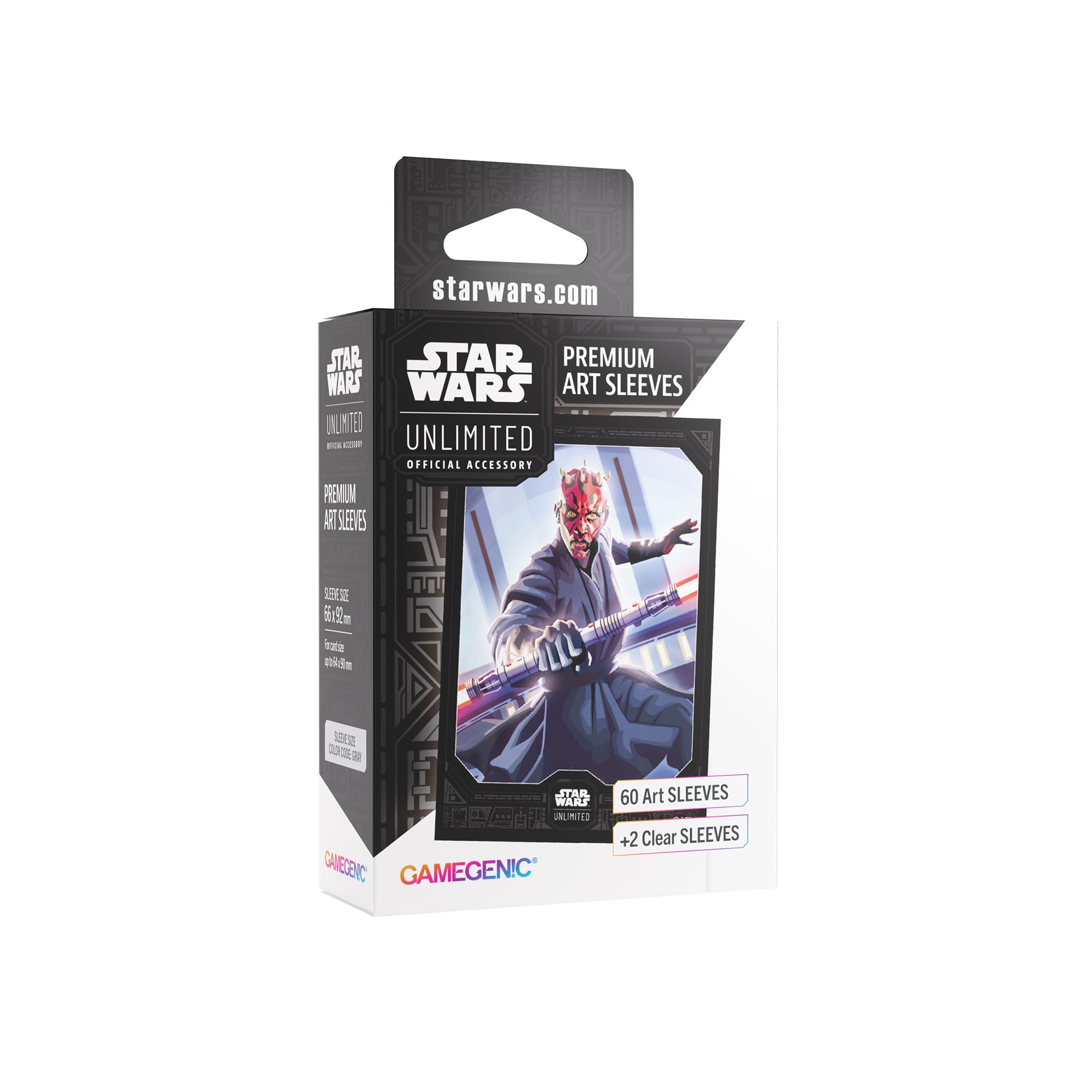Gamegenic Star Wars: Unbegrenztes Premium Art Sleeves Set 5 – Darth Maul (60 Sleeves)