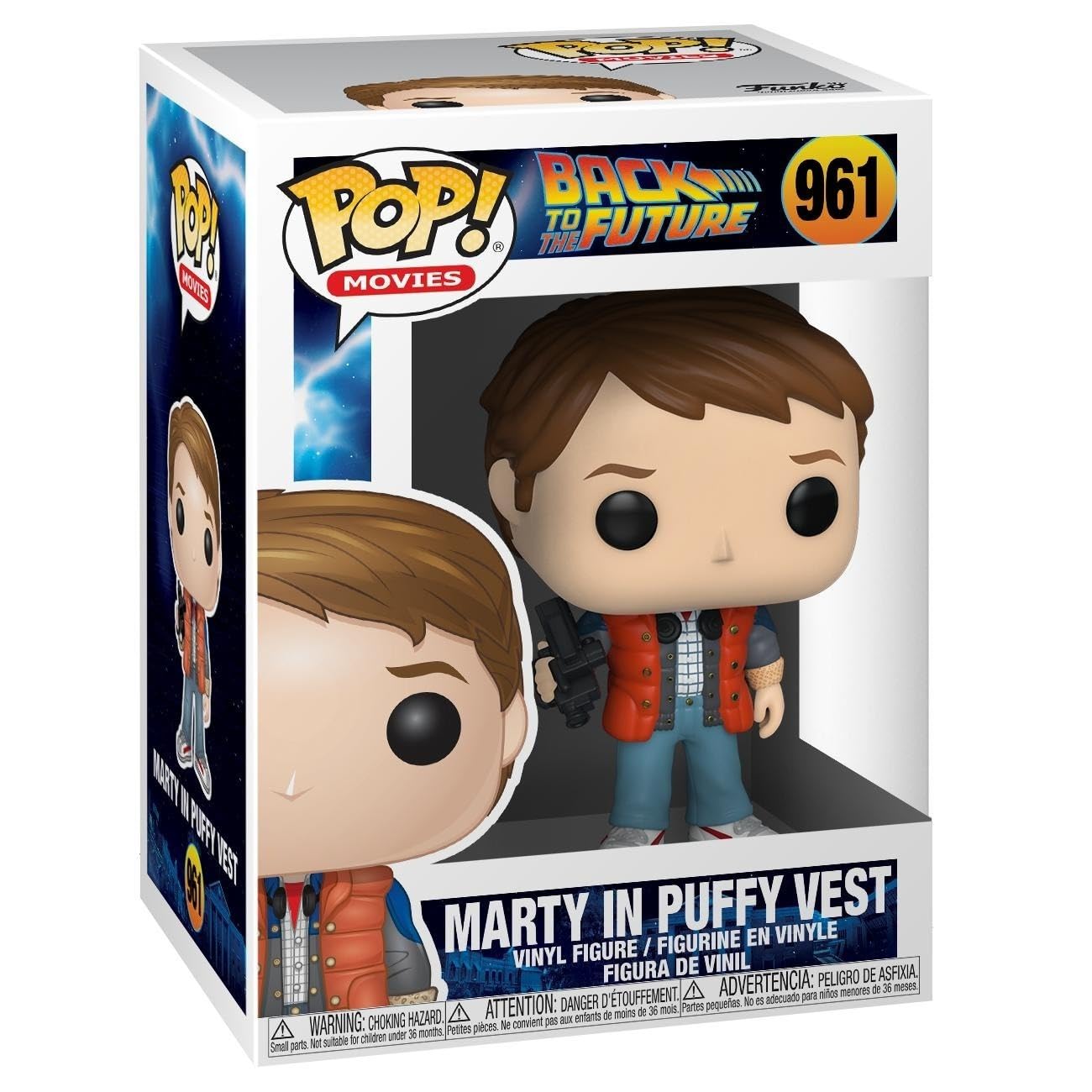 Funko Pop! Movies: Back to the Future - Marty McFly in Puffy Vest Vinyl Figure