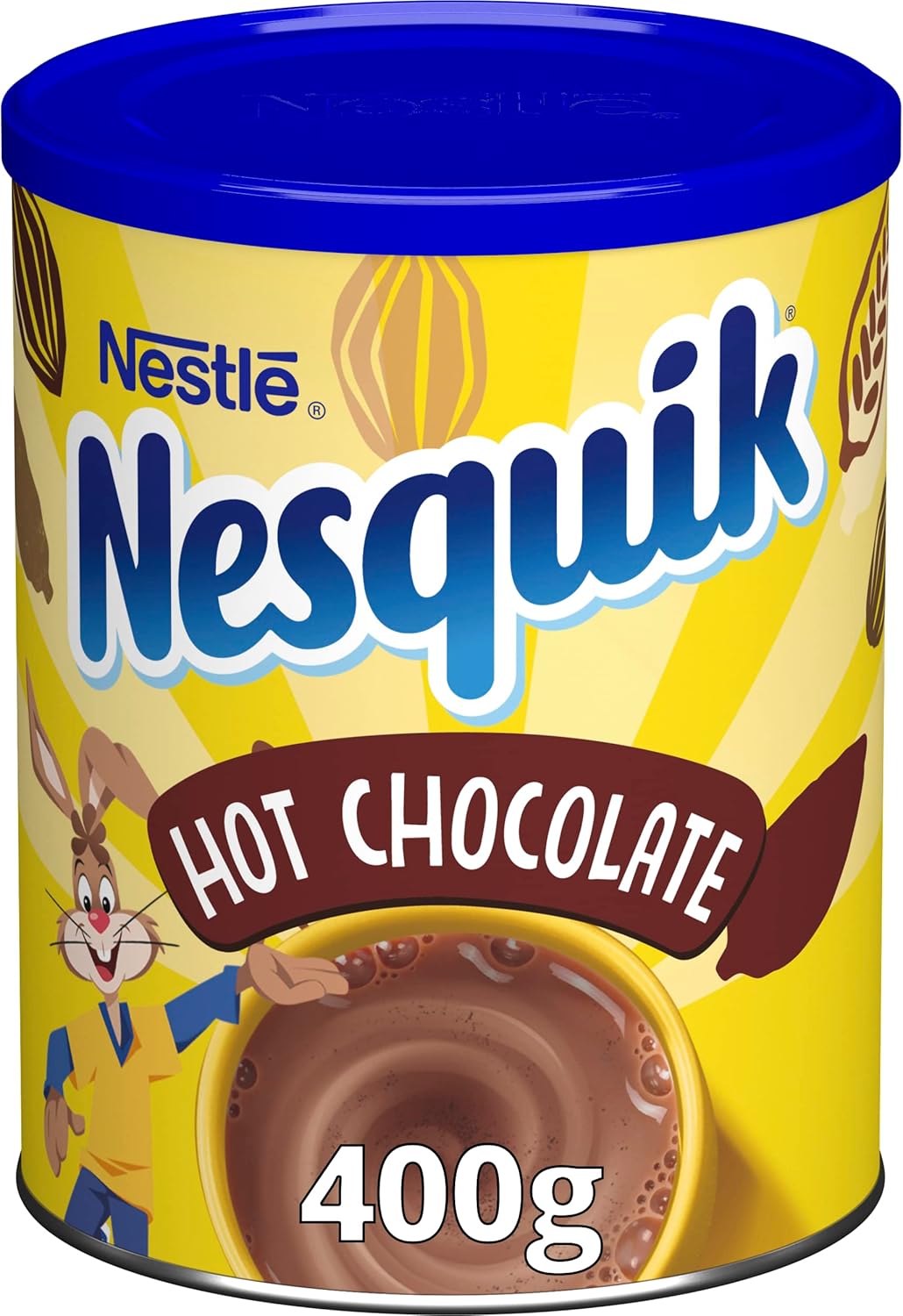 Nesquik Heiße Schokoladenpulver 400 g – Glutenfrei, ohne künstliche Zutaten, Kakao aus nachhaltiger Gewinnung