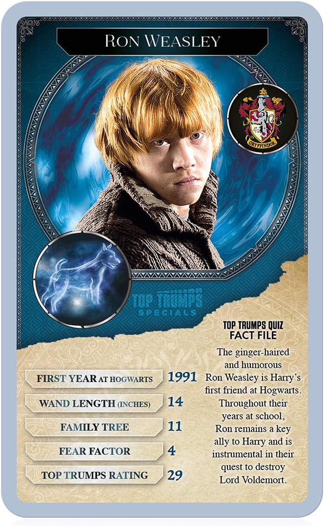 Top Trumps Harry Potter 30 Hexen und Zauberer Specials Kartenspiel