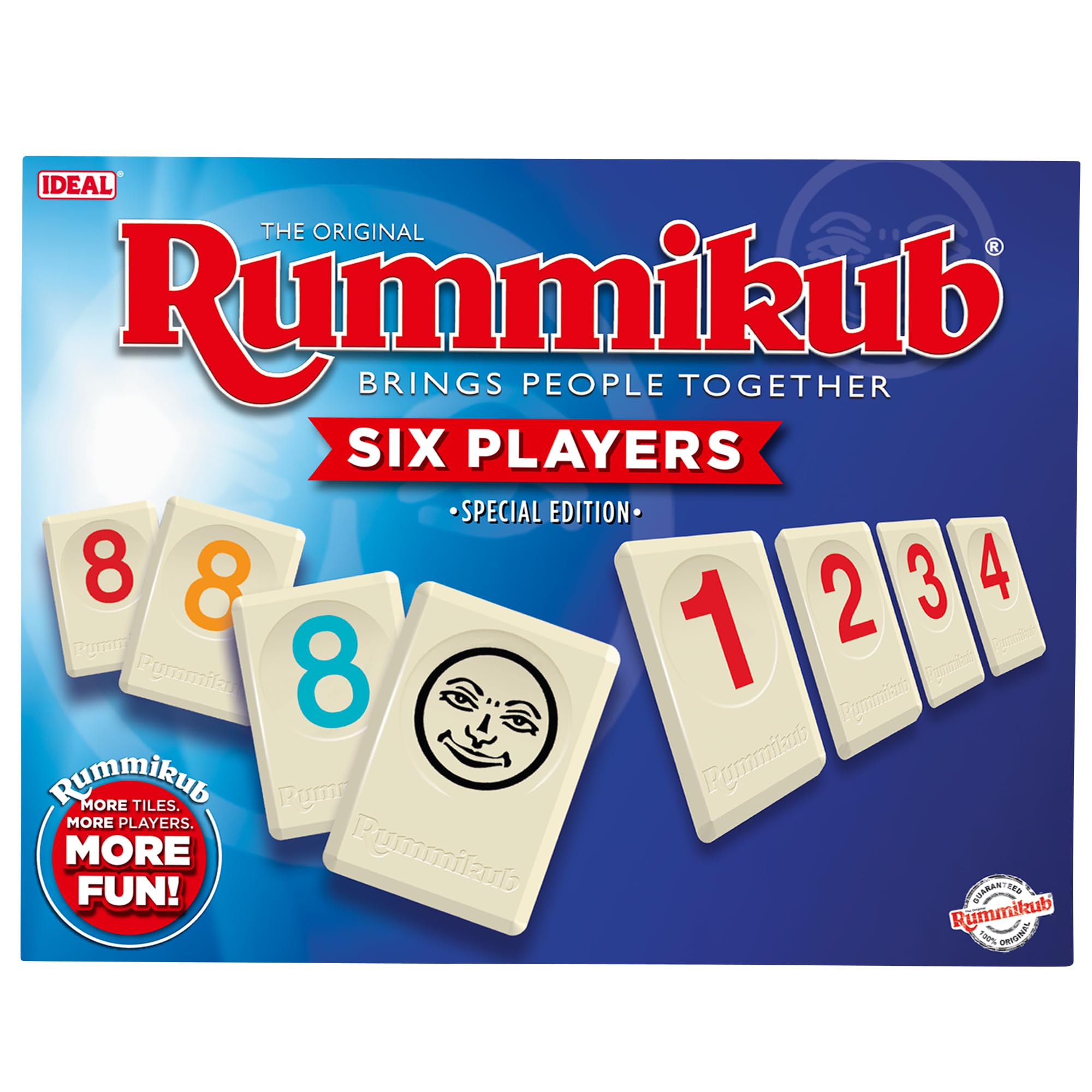 Ideal Rummikub Six Players Edition Family Board Game