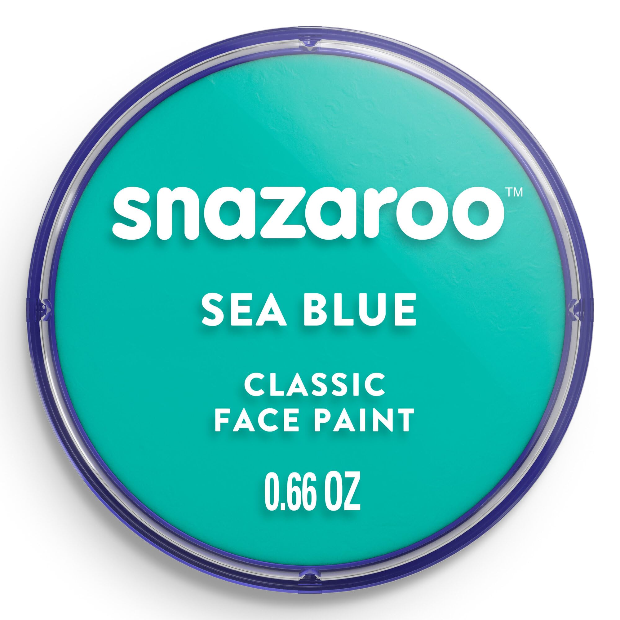 Snazaroo – Sea Blue Classic Gesichts- und Körperfarbe (18 ml)
