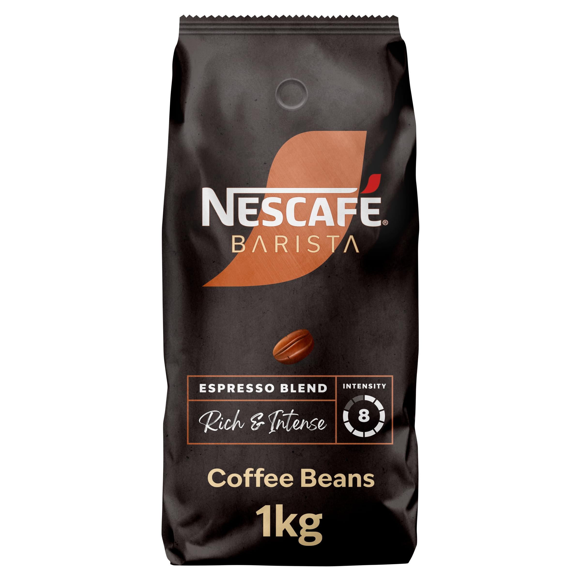 NESCAFÉ BARISTA Espresso Blend Coffee Beans, Medium Roast, 1kg