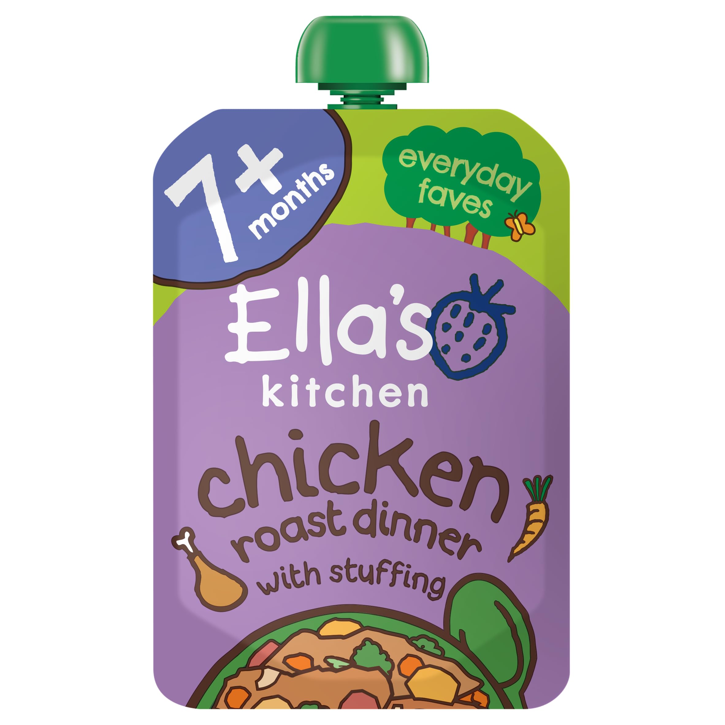 Ella's Kitchen Bio-Hähnchenbraten mit Käse, 130 g