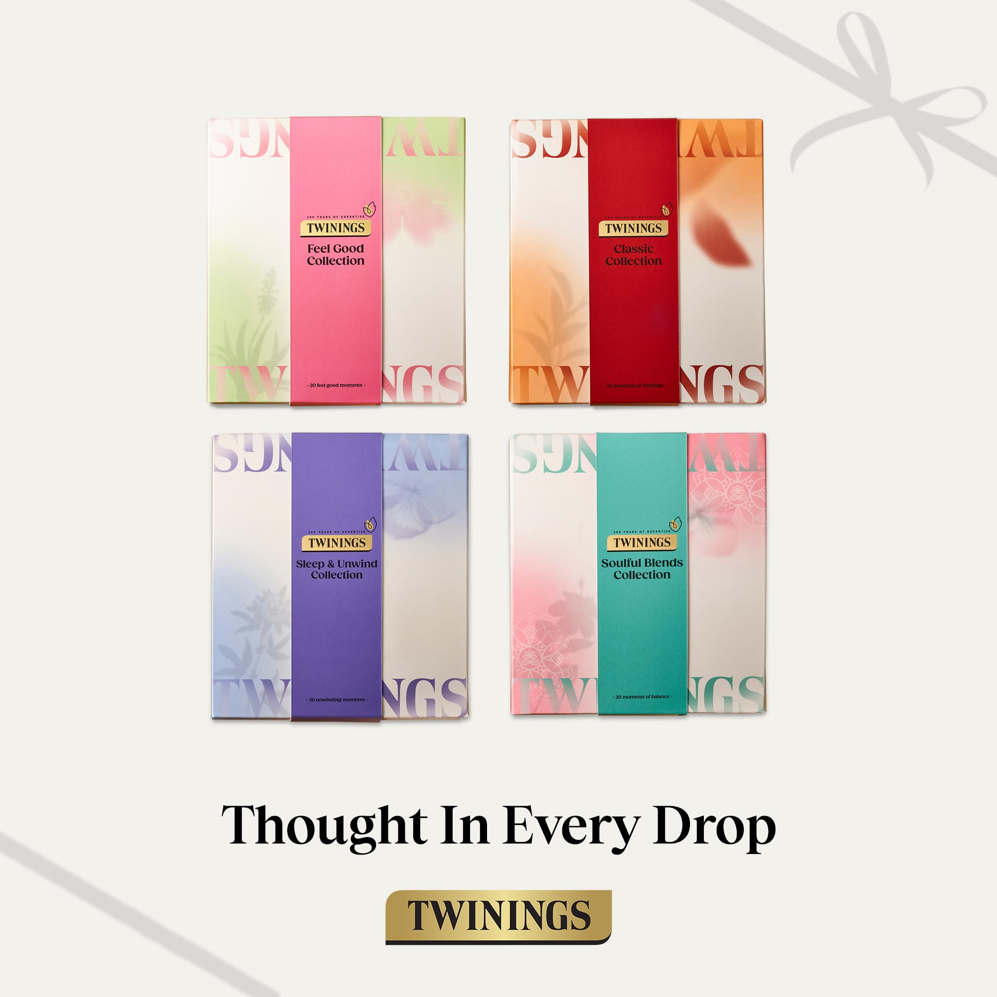 Twinings Soulful Blends Collection Geschenkbox – 20 umweltfreundliche Kräuter- und Grünteebeutel
