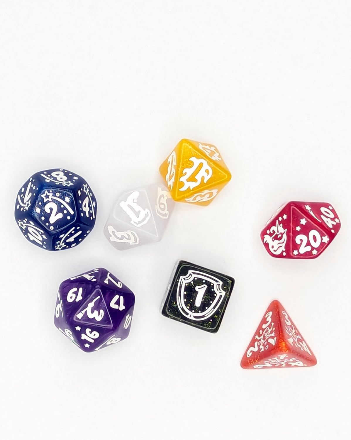 Q-Workshop Mein allererstes Set: Feenstaub-Würfelset für Brettspiele