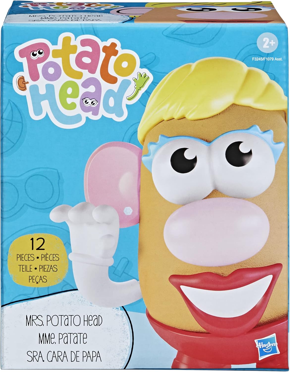 Playskool Mrs Potato Head F3245 - Classic Imaginative Play Toy for Toddlers 2+