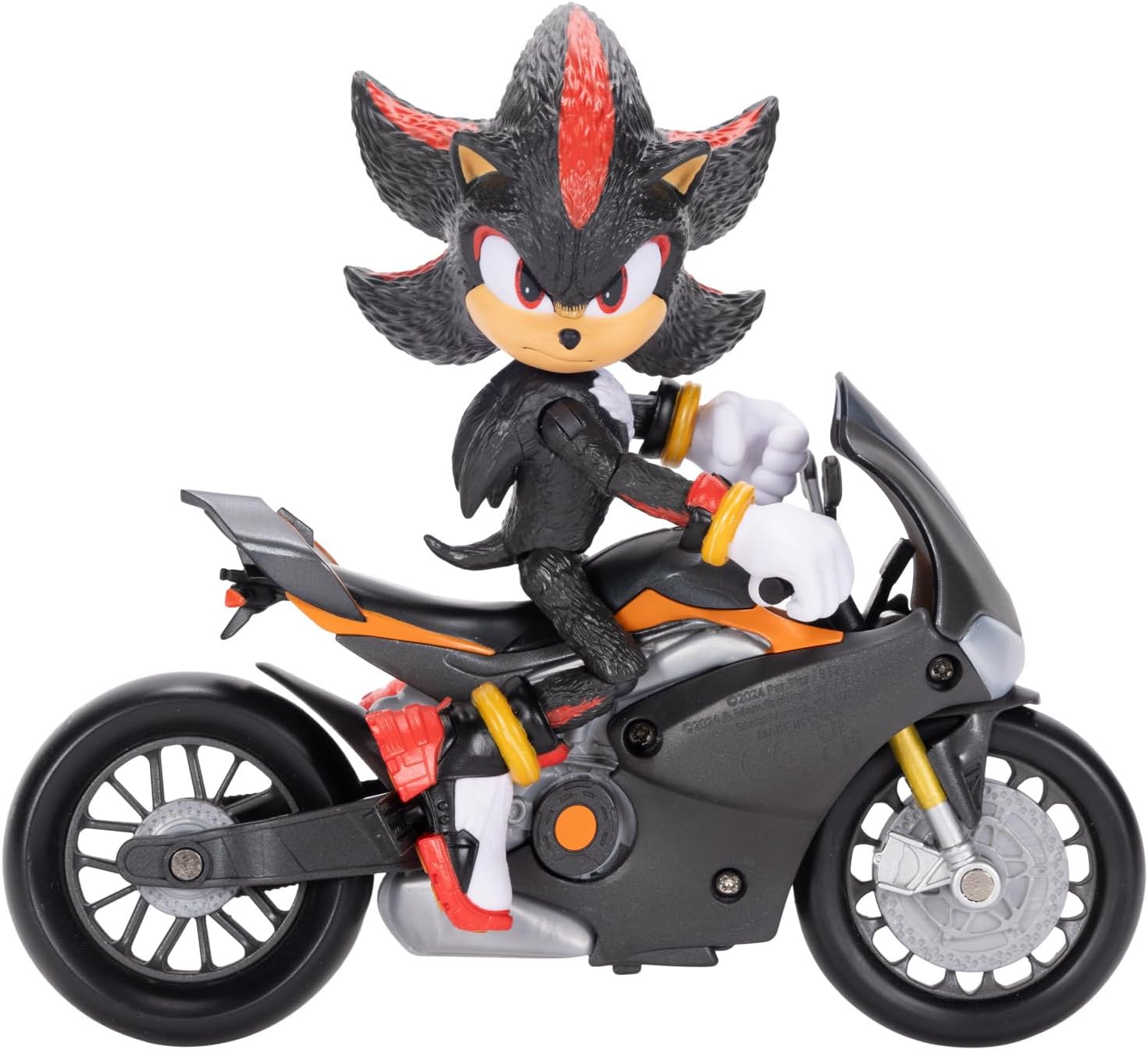 Jamakie Sonic 3 Movie 5" Action Figure with Motorcycle Vehicle