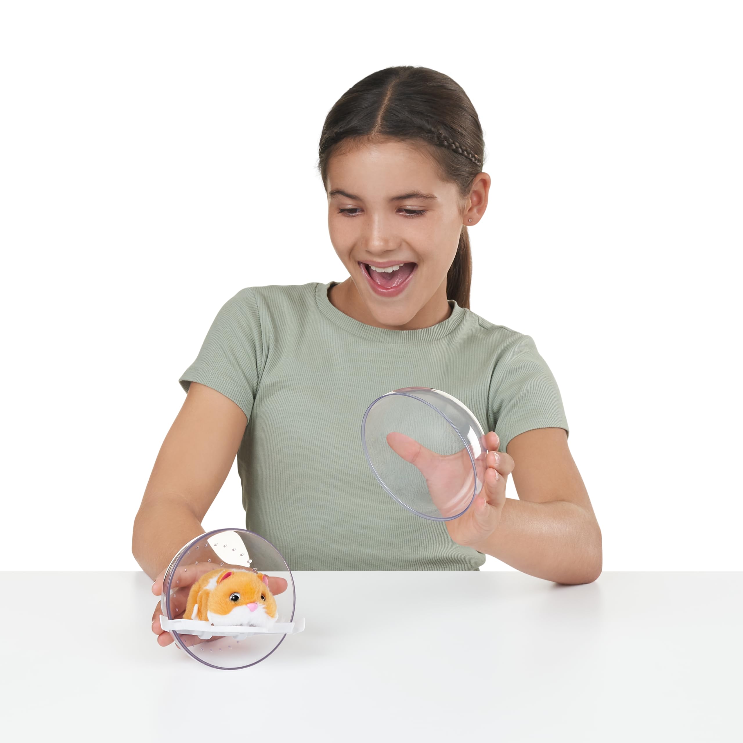 ZURU Hamster Mania Blue - Electronic Interactive Pet with 20+ Real Sounds