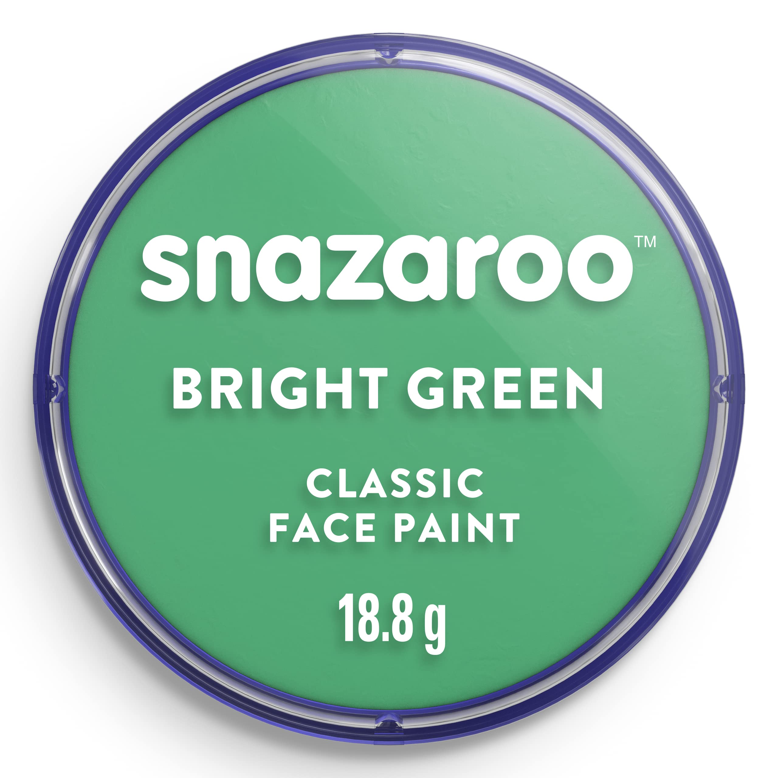 Snazaroo – Klassische Gesichts- und Körperfarbe (18 ml) – Hellgrün