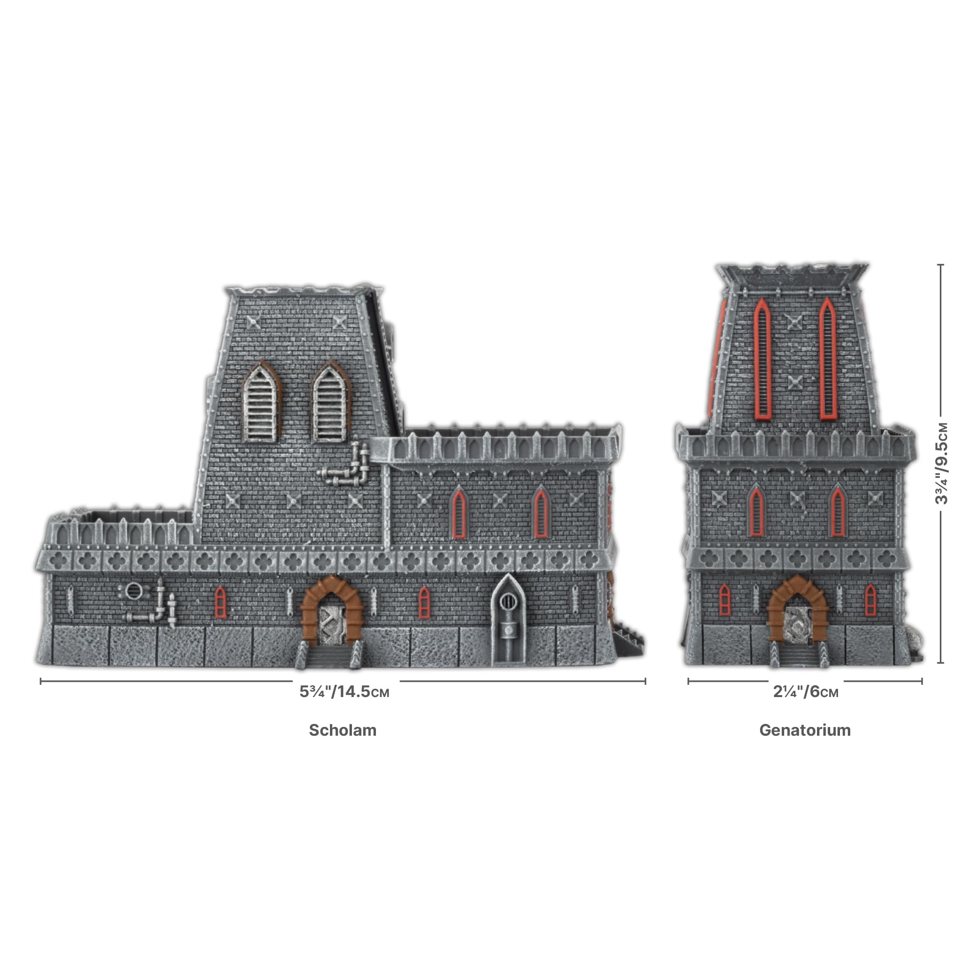 Gale Force Nine Mundus Imperialis Scholam & Genatorium Vorbemaltes Gelände