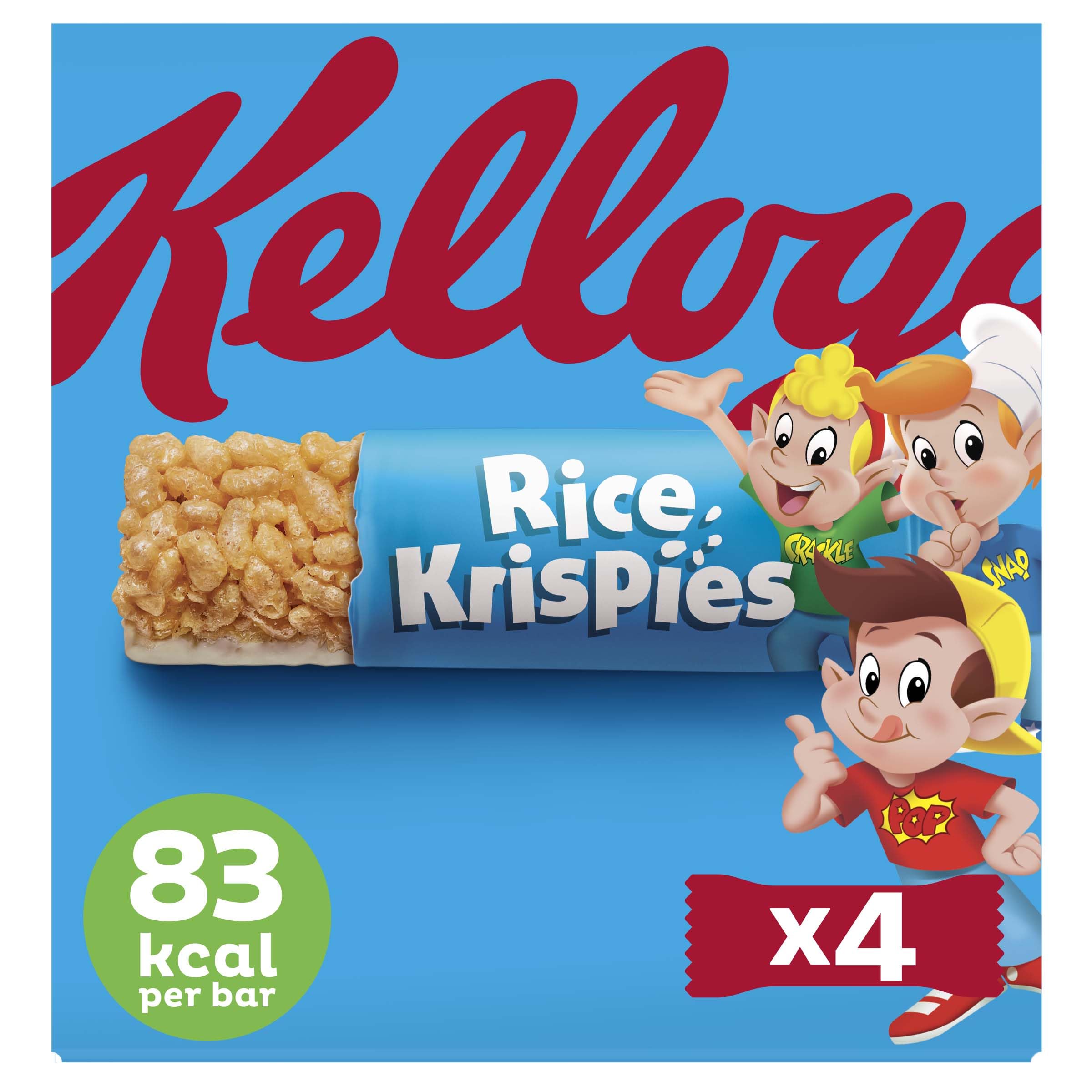 Kellogg's Rice Krispies Breakfast Cereal Bars 4 x 20g