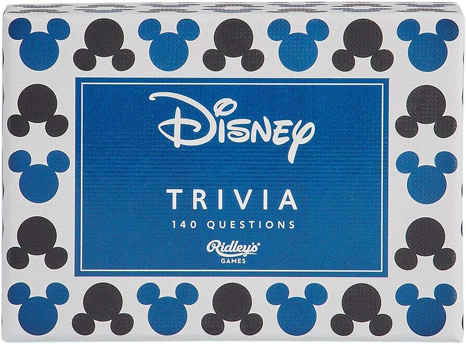 Ridley's Disney and Pixar Trivia Quiz Game - Multiple Choice Card Game