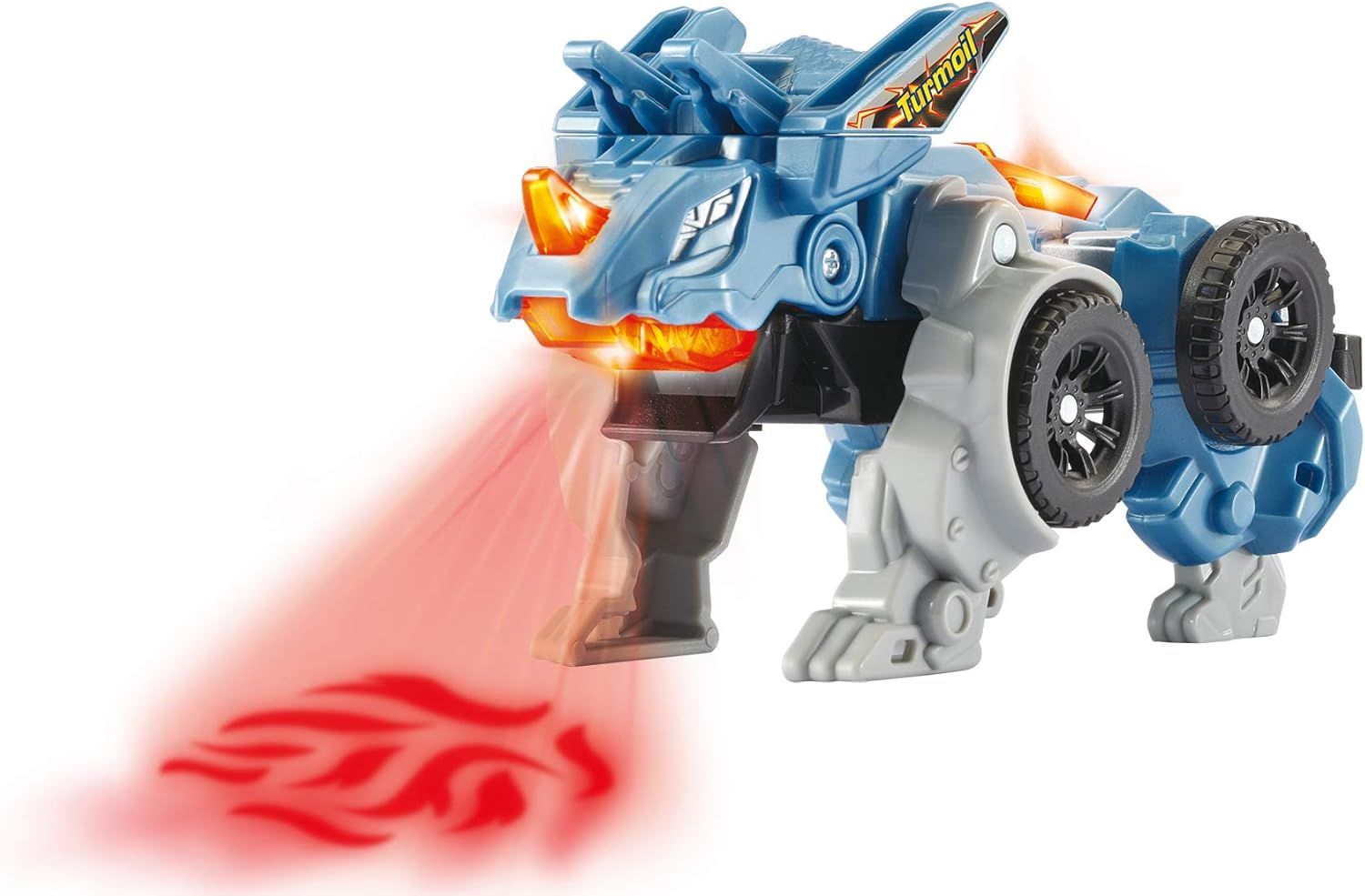 VTech Switch & Go Dinos Turmoil The Triceratops - Transforming Car to Dinosaur Toy for Kids 3+