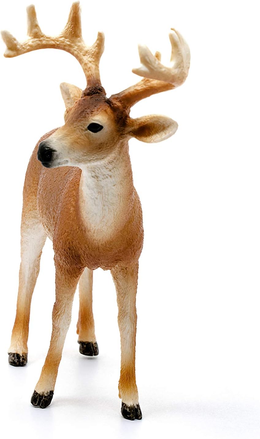 Schleich 14818 White Tailed Buck Wildlife Figurine