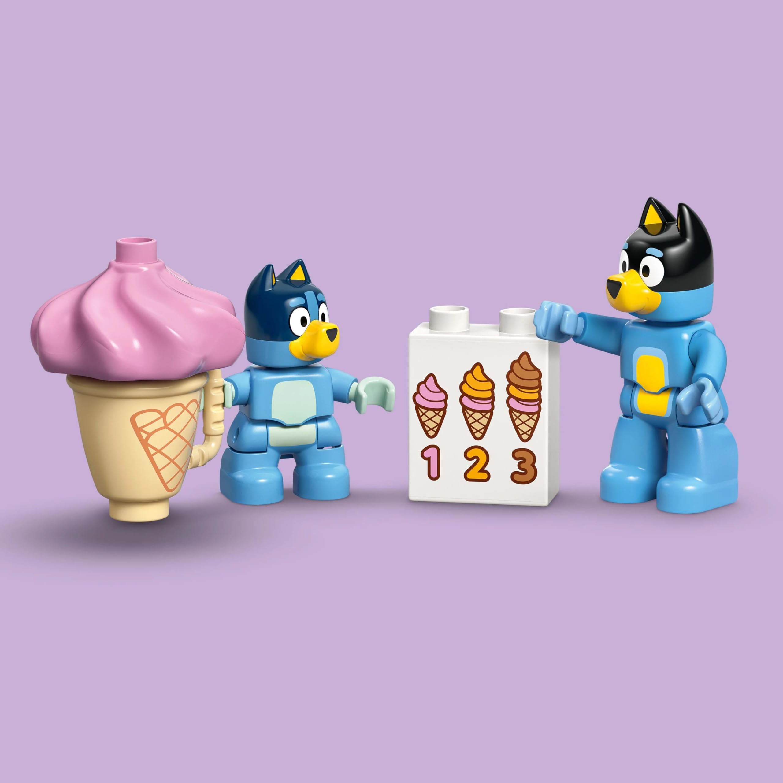 LEGO DUPLO Bluey: Ice Cream Trip with Bluey - Building Set for Toddlers 2+