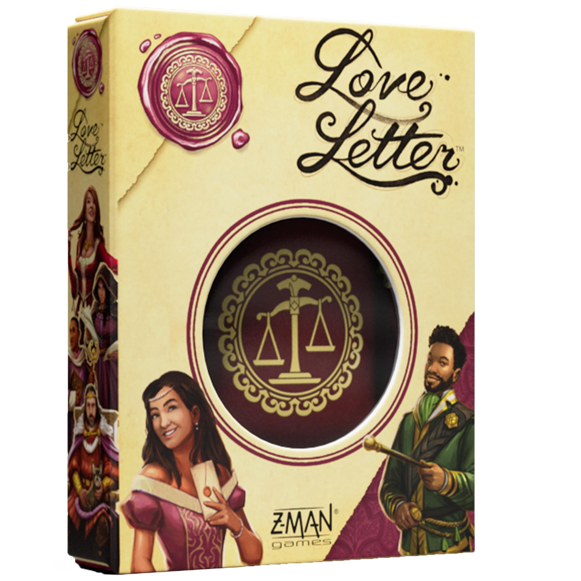 Z-Man Games Love Letter-Kartenspiel – Familienstrategie-Kartenspiel für 2–6 Spieler