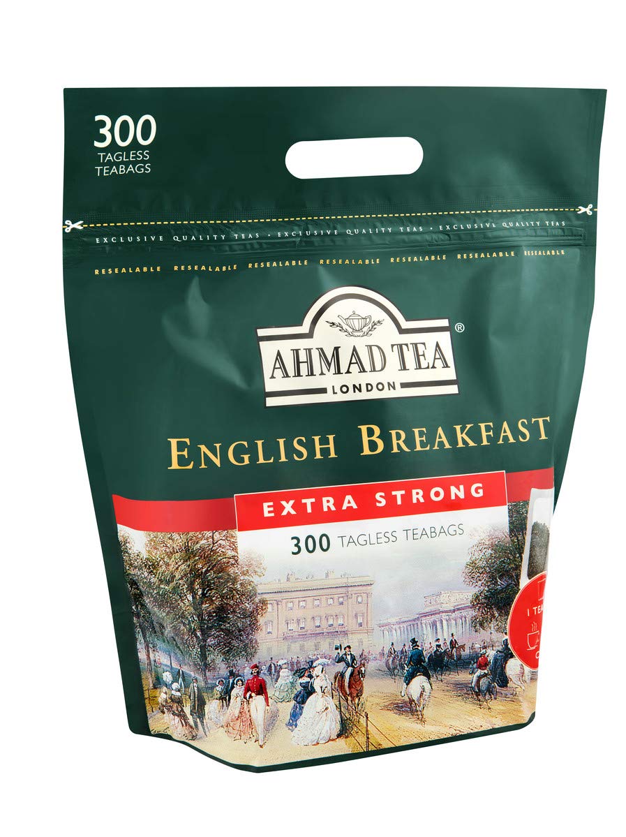Ahmad Tea - English Breakfast Tea Extra Strong 300 Teebeutel ohne Etikett