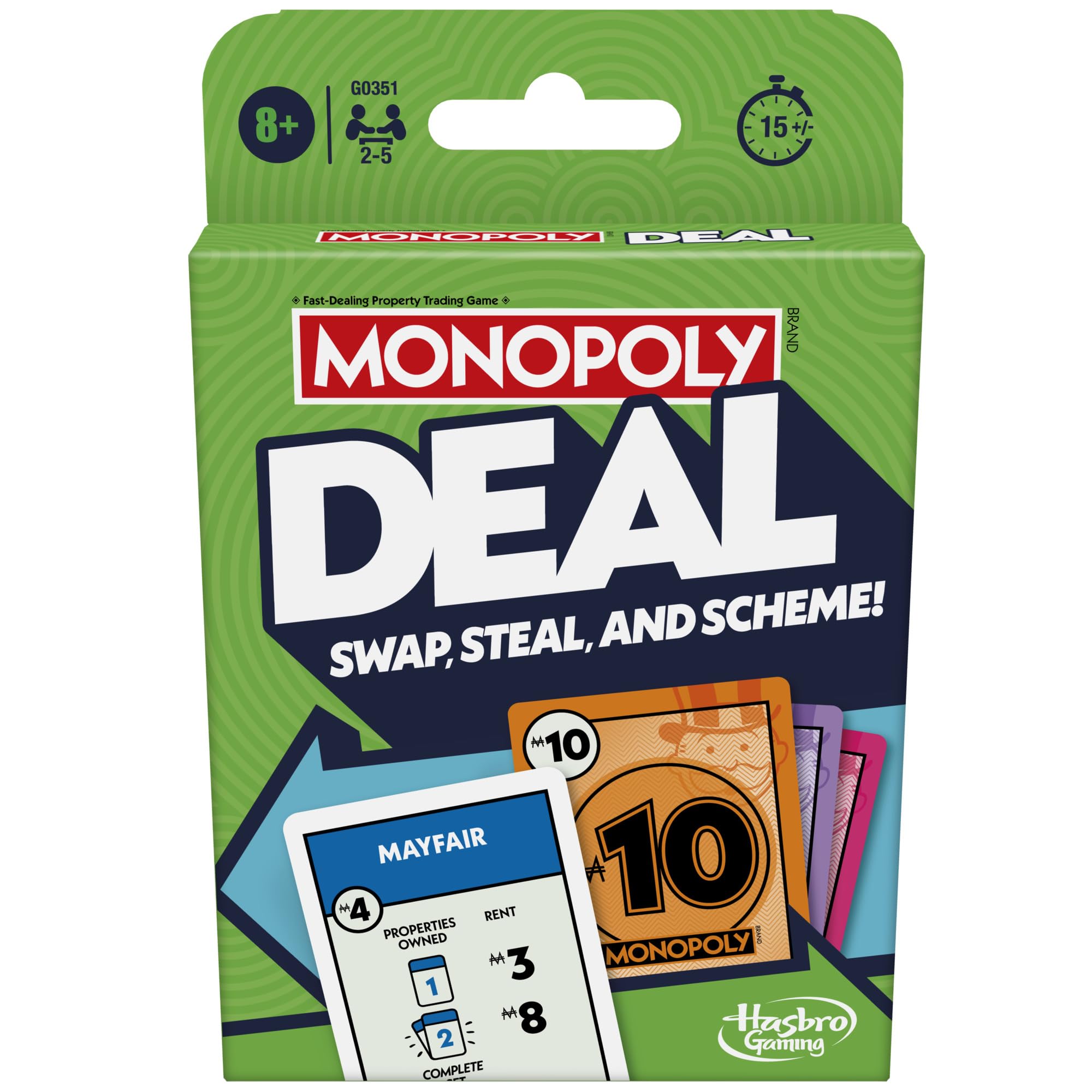 Hasbro Monopoly Deal-Kartenspiel