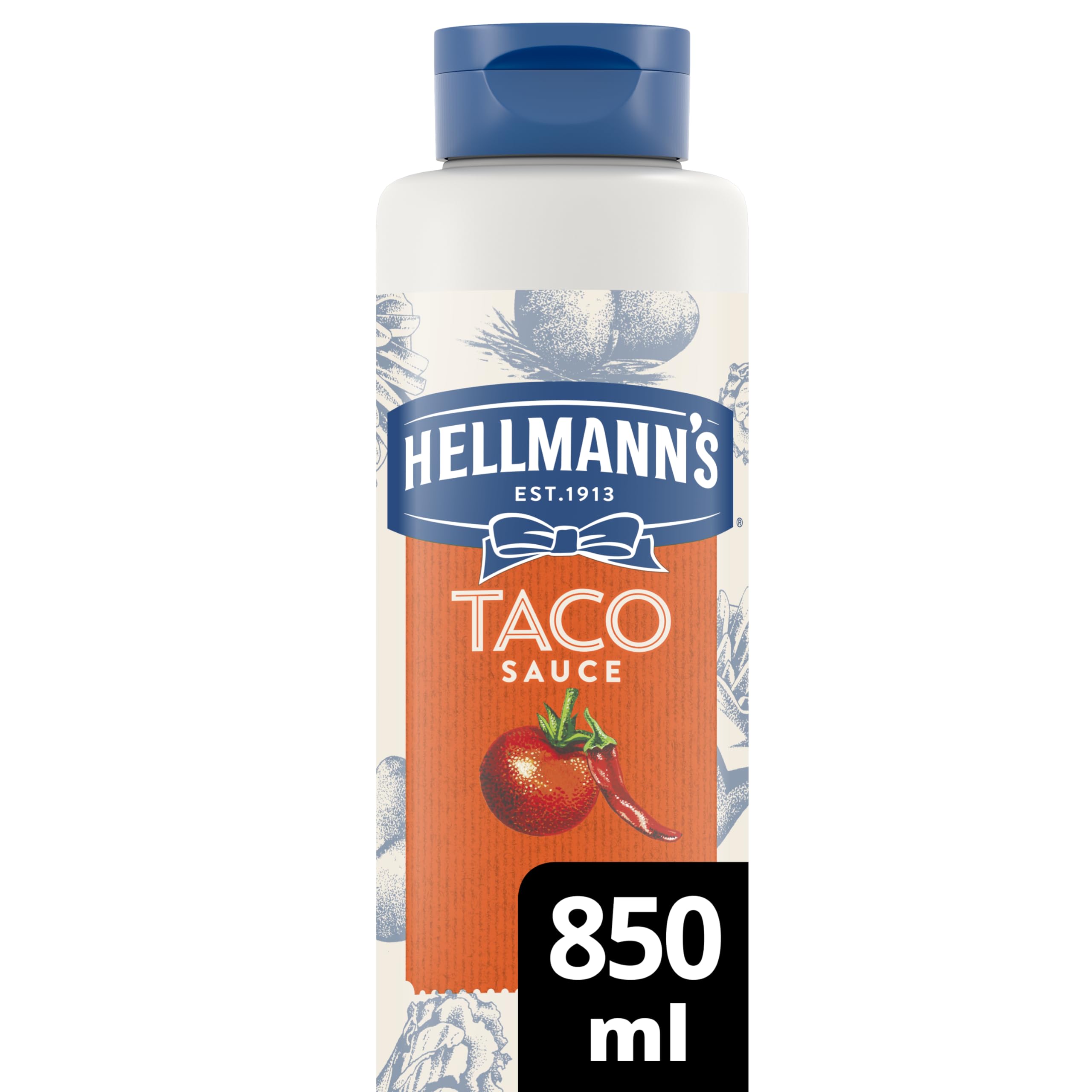 Hellmann's Taco Sauce 850ml – Cremig-würzige Taco Sauce mit Pfiff