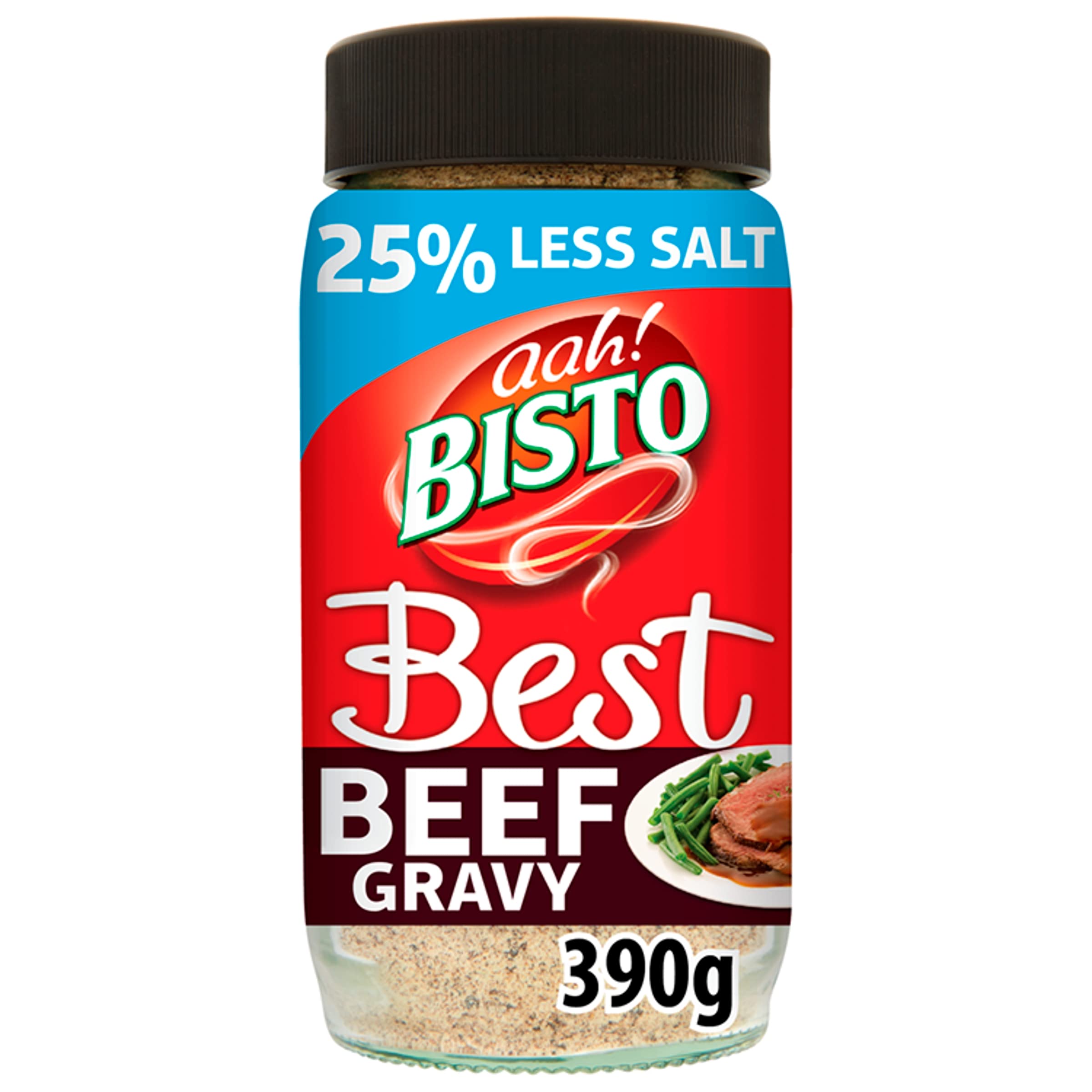 Bisto - Best Reduced Salt Beef Gravy Granules Made with Real Beef Extract