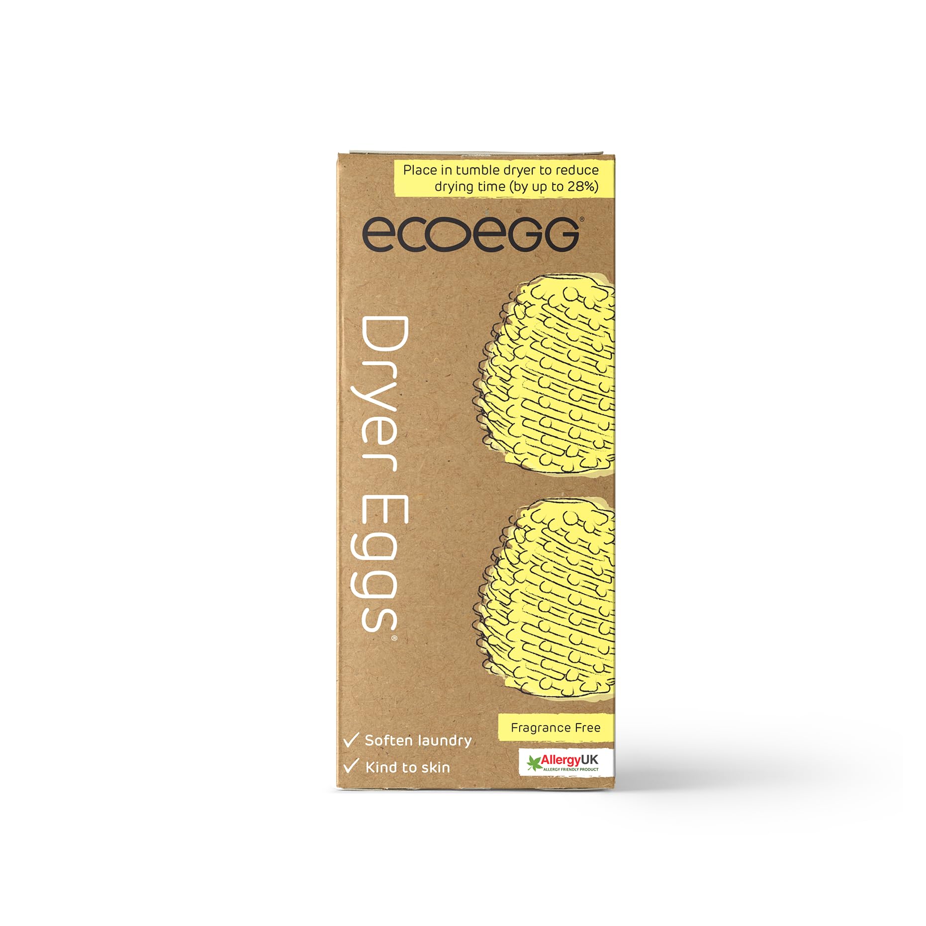 Ecoegg – Trockner-Ei, Ersatz für Wäschetrocknerbälle | Reduziert die Trocknungszeit | Duftfrei