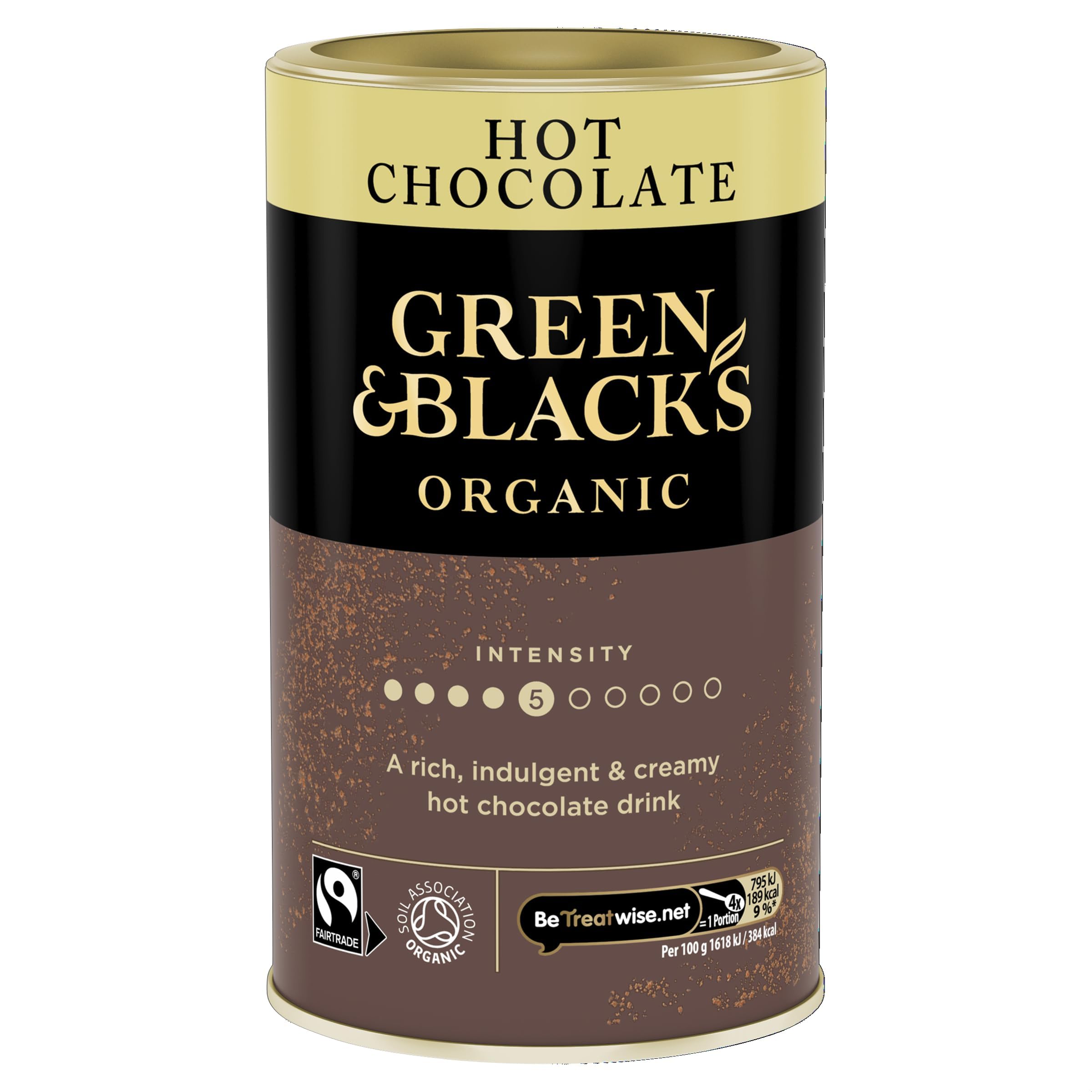 Green & Black's Organic Hot Chocolate - Rich & Indulgent Drinking Chocolate, 250g
