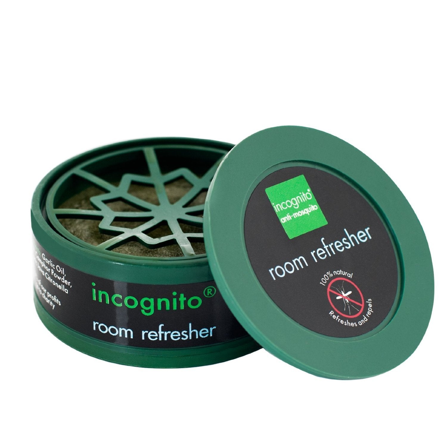 INCOGNITO All Natural DEET-Free Anti Mosquito Room Spray with Fresh Pine and Citrus Aroma
