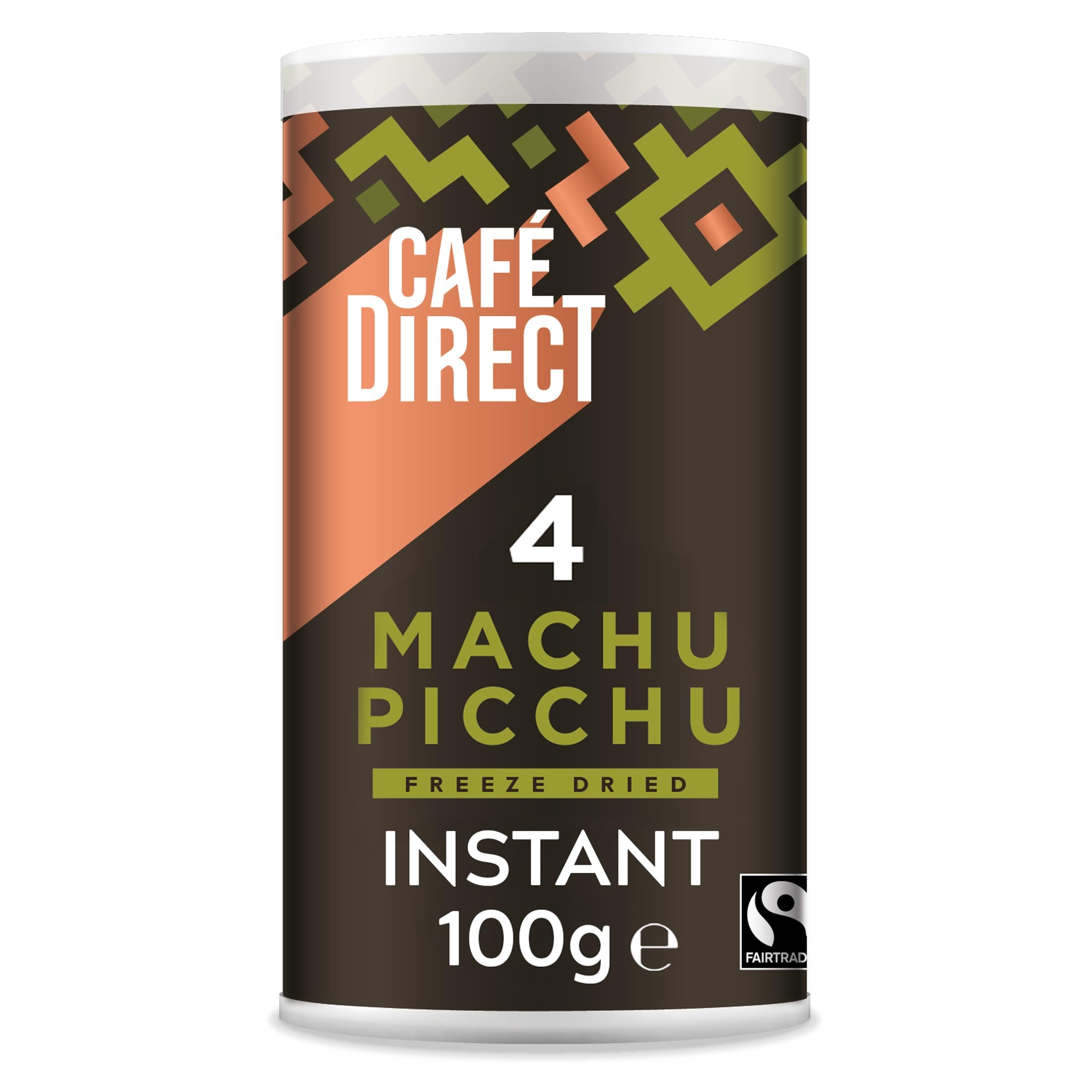 Cafédirect Fairtrade Machu Picchu Instant Coffee 100g (Pack of 6 Cafédirect Fairtrade Machu Picchu Instant Coffee 100g (Pack of 6