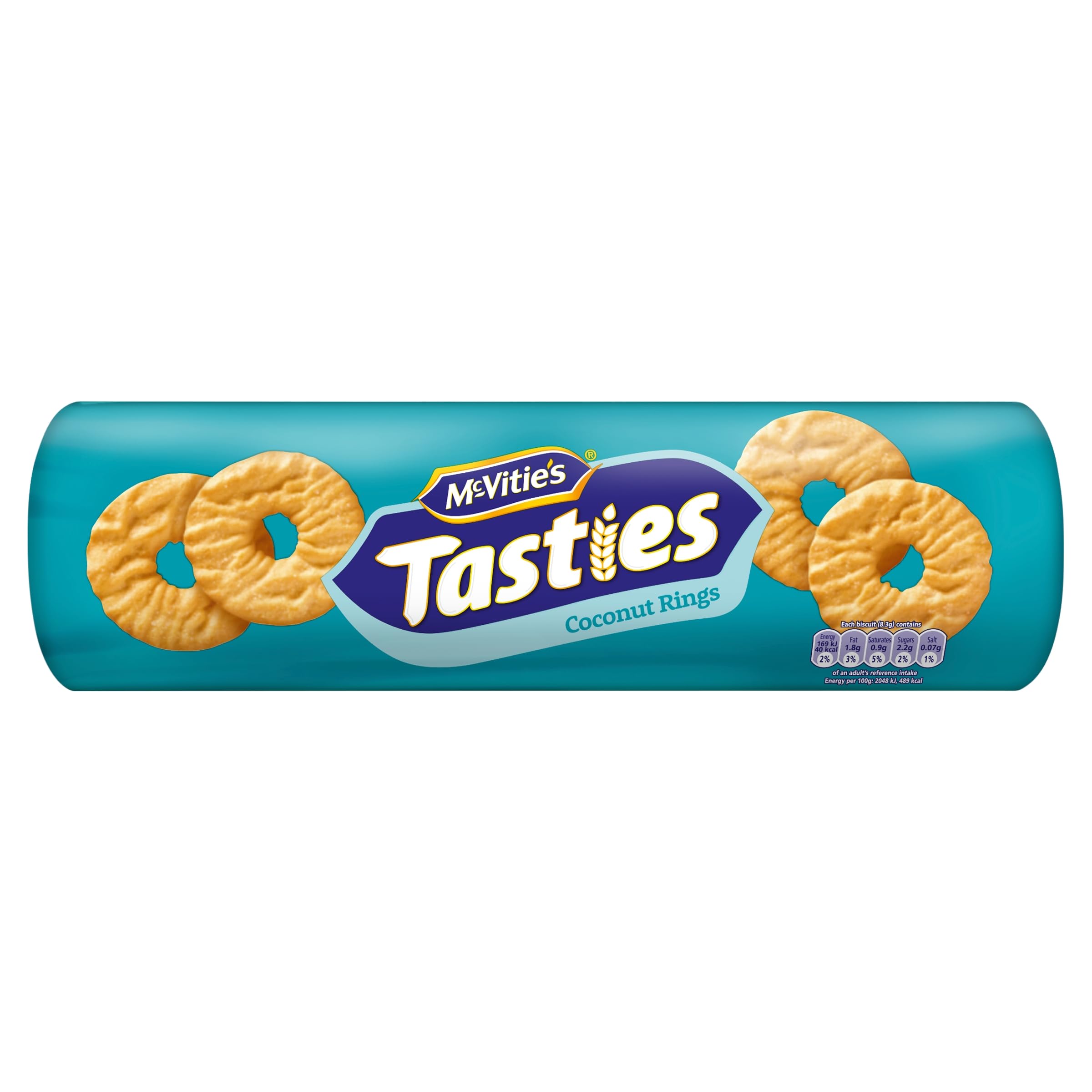 McVitie's Tasties Coconut Rings Biscuits, 300 g