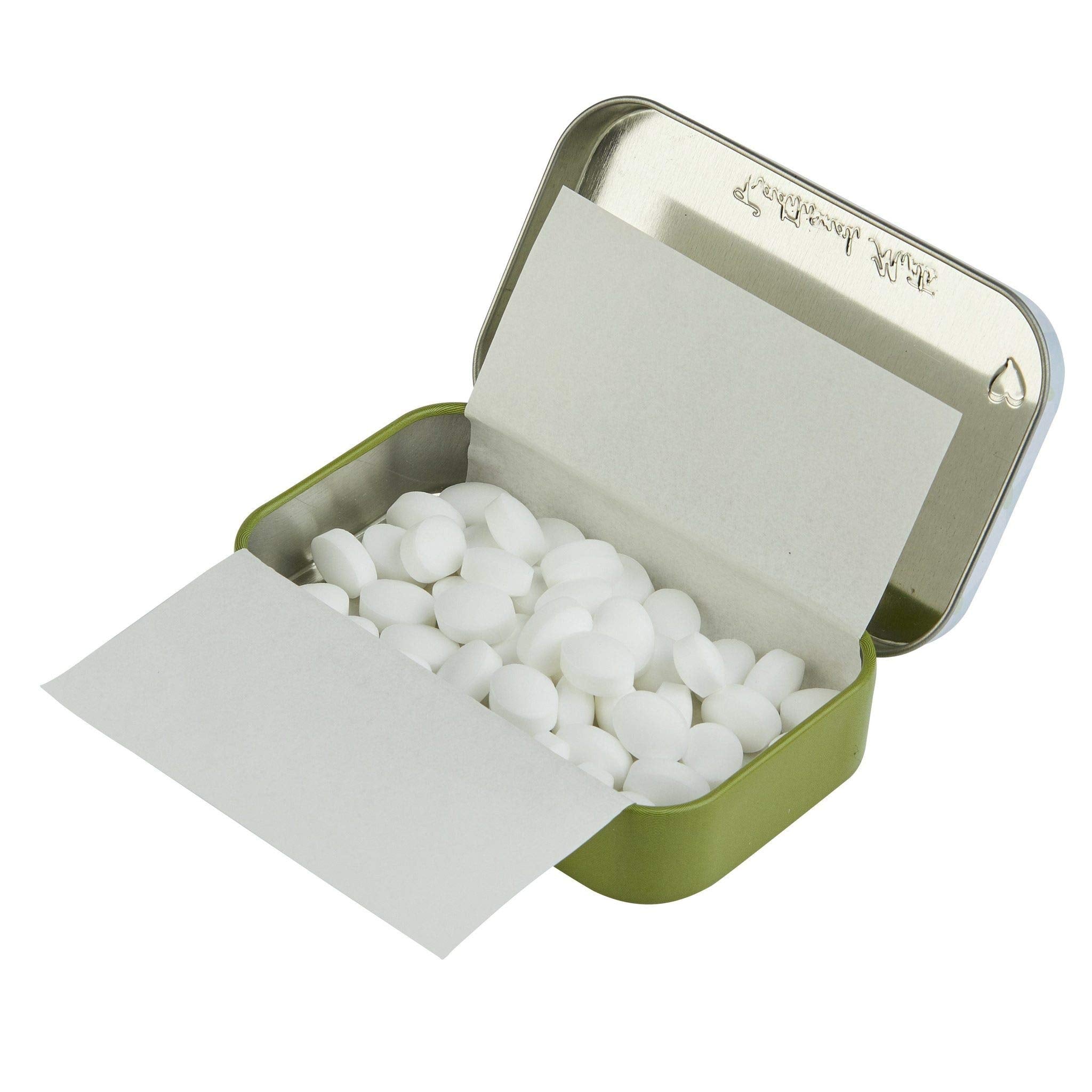 New English Teas Alice im Wunderland – Zuckerfreie Pfefferminzbonbons in einer Mini-Sammeldose, 35 g