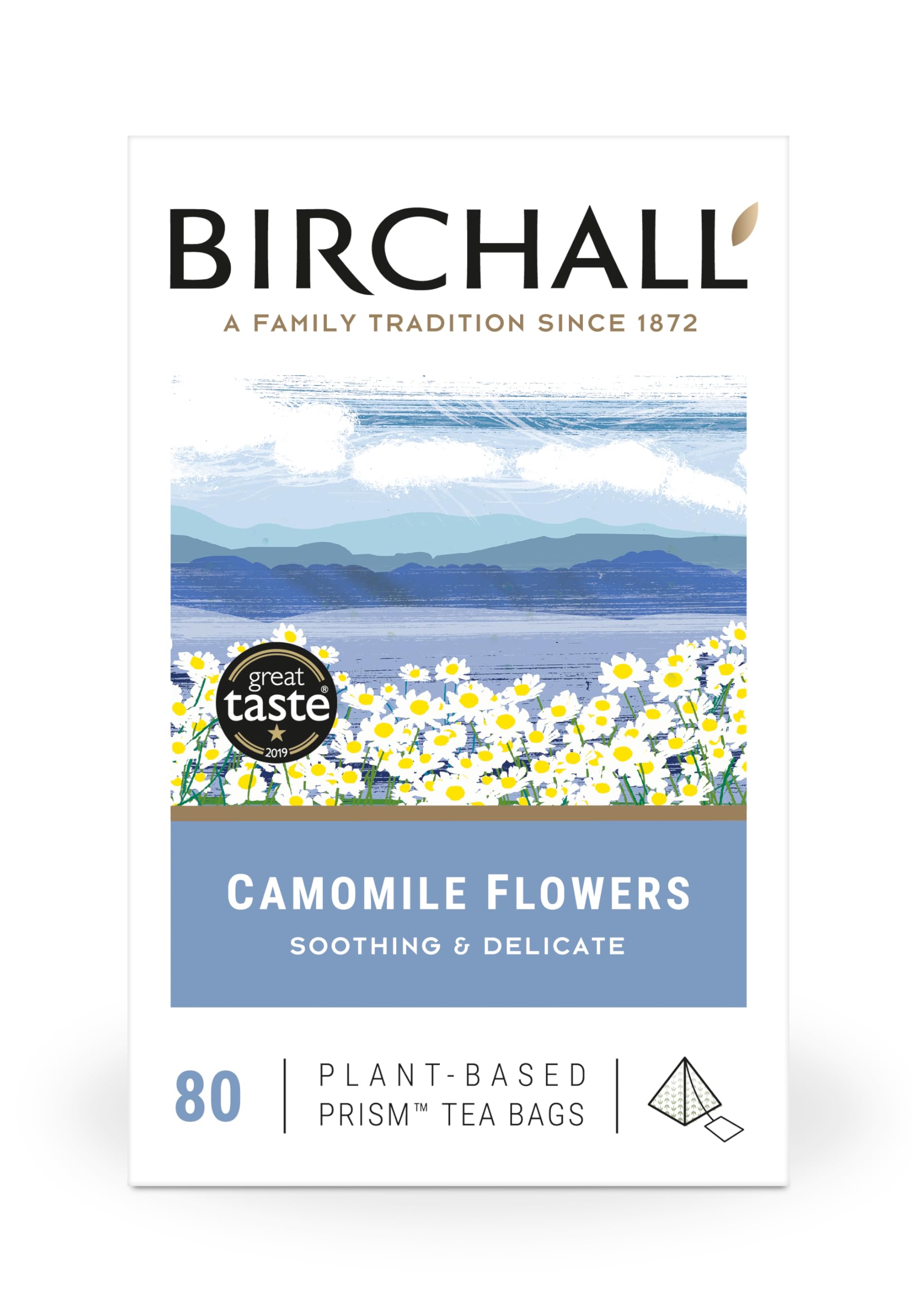 Birchall Kamillentee-Geschenkset – Koffeinfreier Kräutertee mit 80 pflanzlichen Teebeuteln