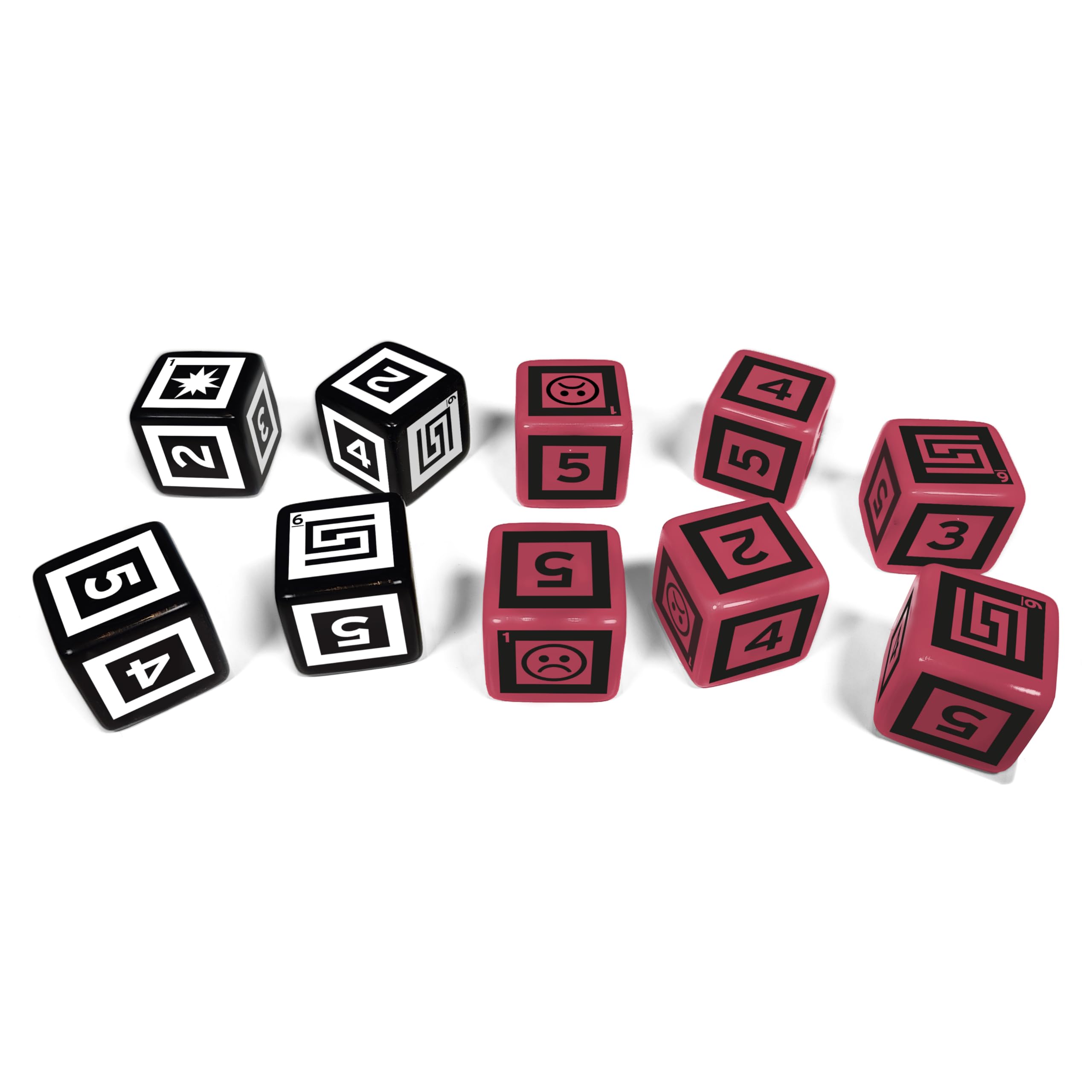 Free League The Electric State – Individuell graviertes Würfelset für Rollenspiele