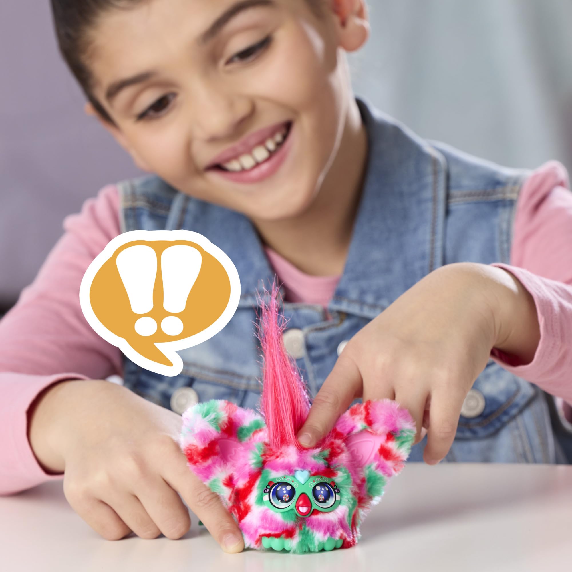 Furby Furblets Pep-Mint Mini Plush Electronic Pet Toy