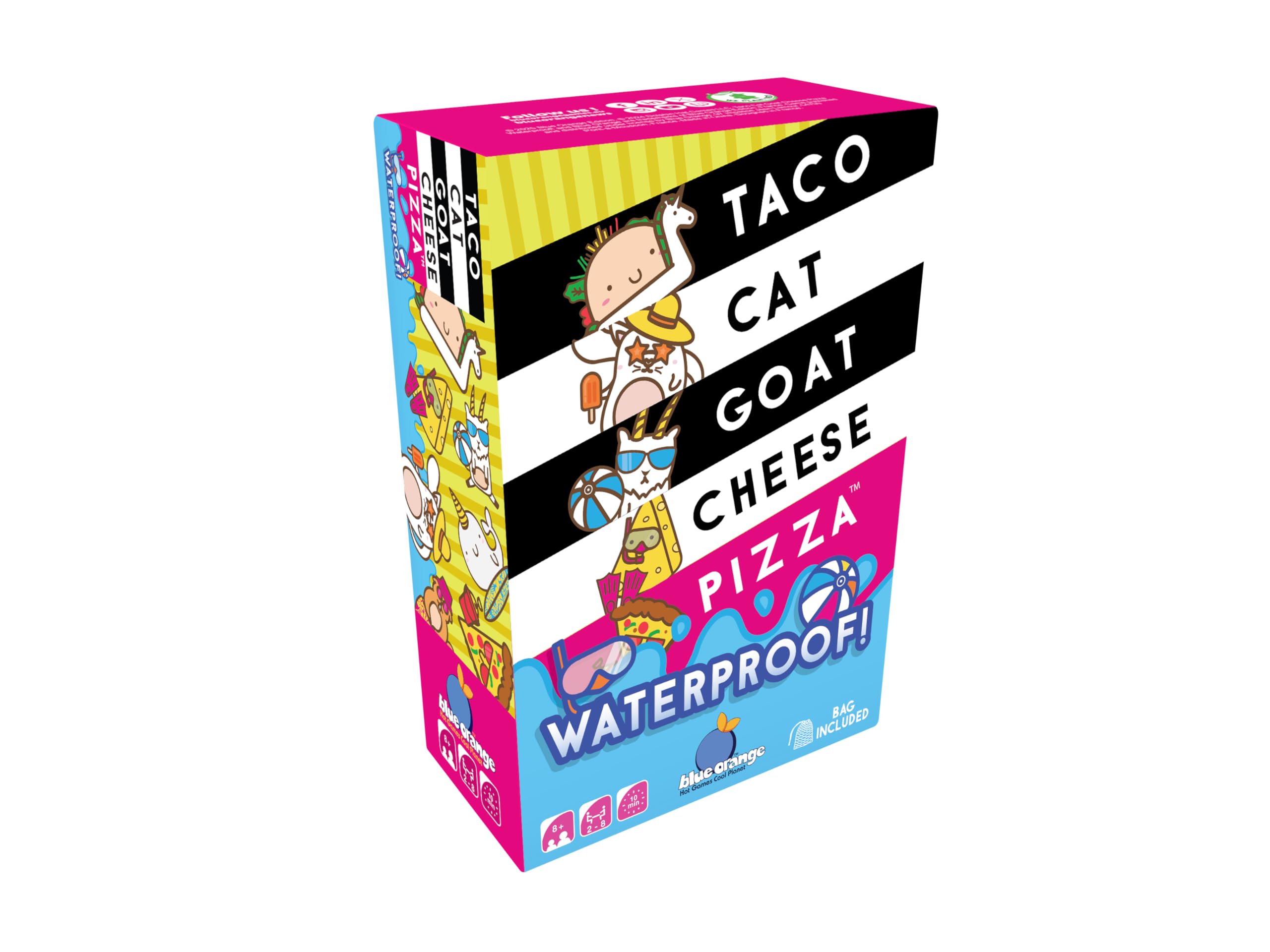 Blau Orange Taco Katze Ziegenkäse Pizza Wasserfest Kartenspiel