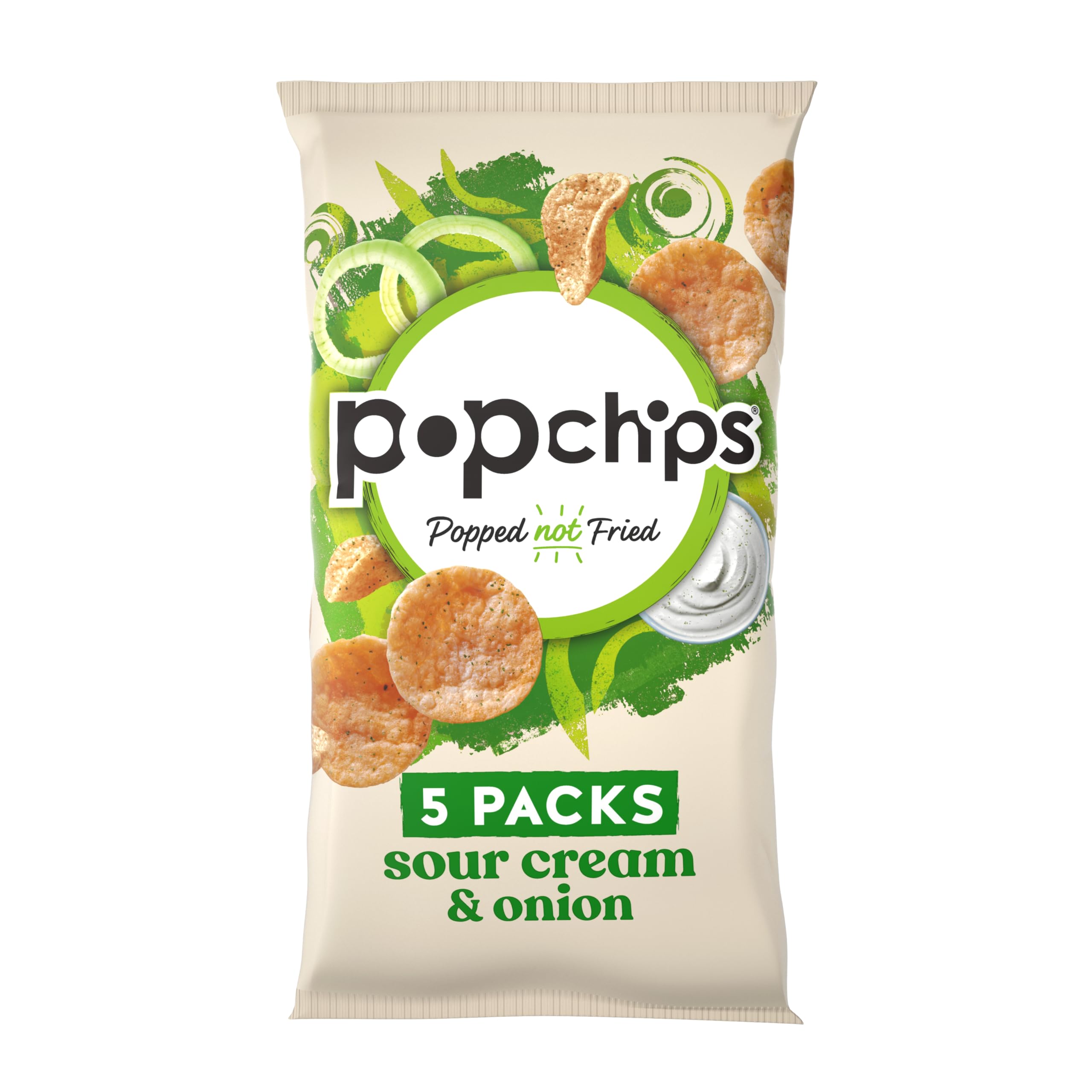 Popchips Sour Cream & Onion Multipack – Leichte und knusprige Popchips