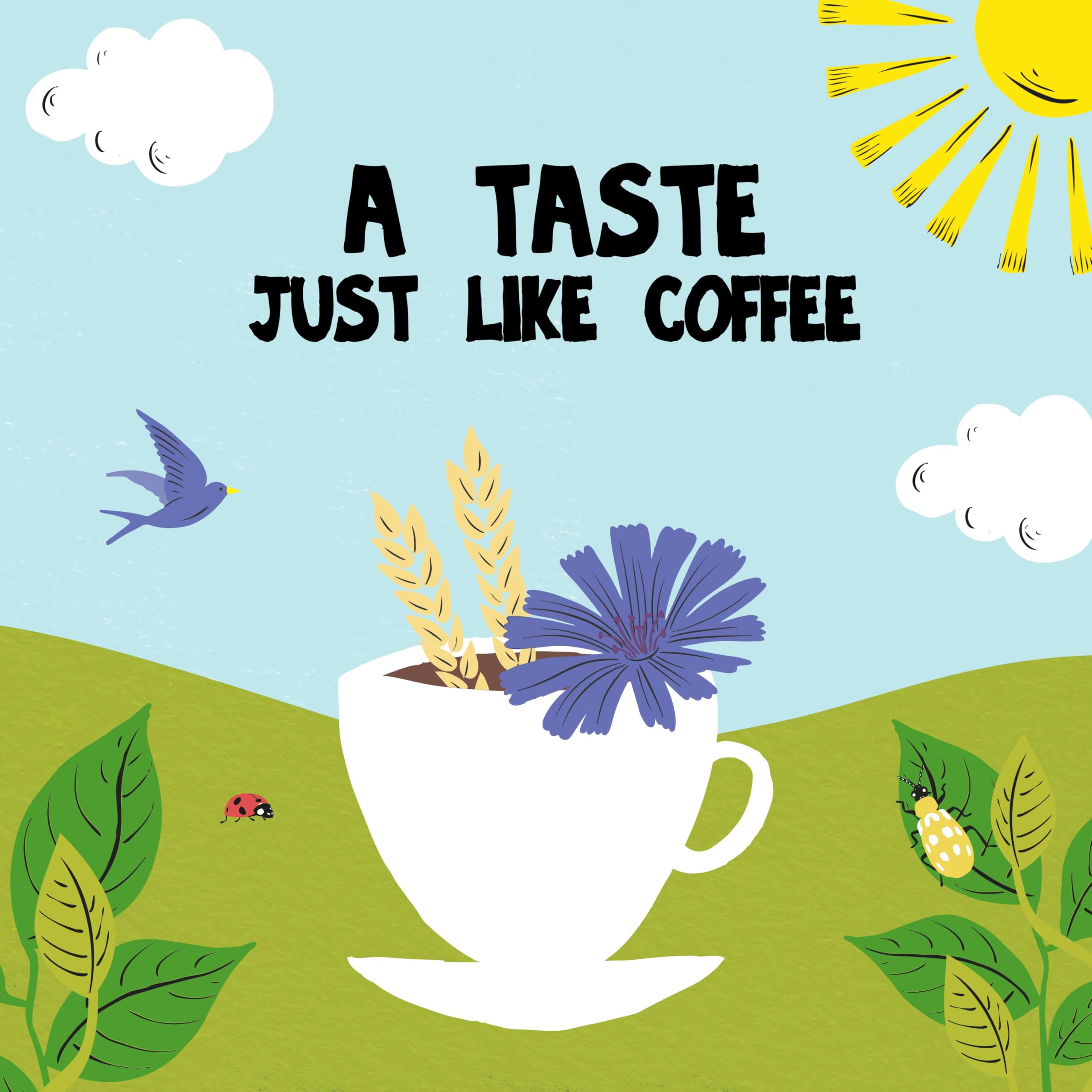 Clipper Organic No Caf Coffee Alternative 100g | Caffeine-Free Barley & Chicory Blend