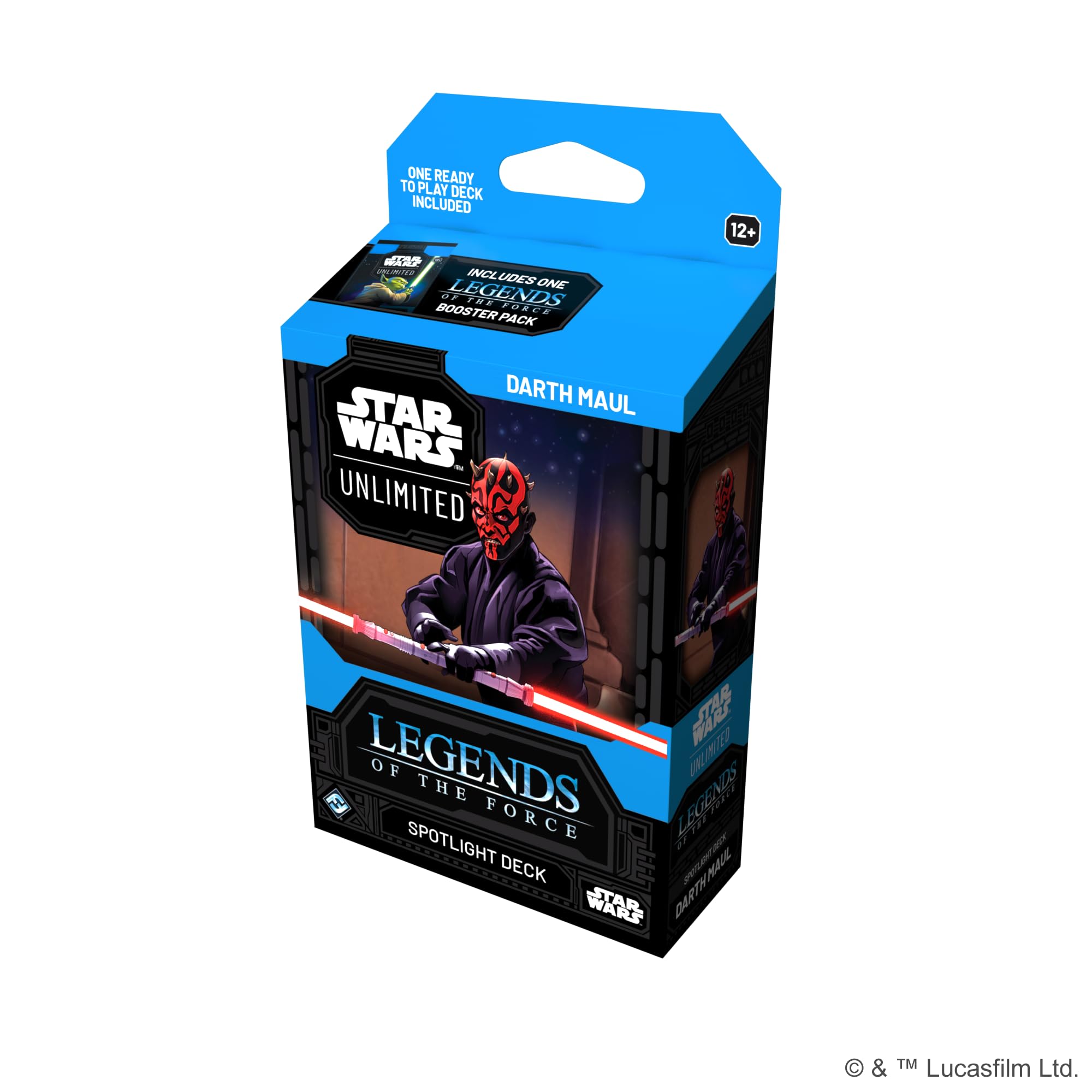 Fantasy Flight Games Star Wars: Unbegrenzte Legends of the Force Spotlight Deck-Anzeige