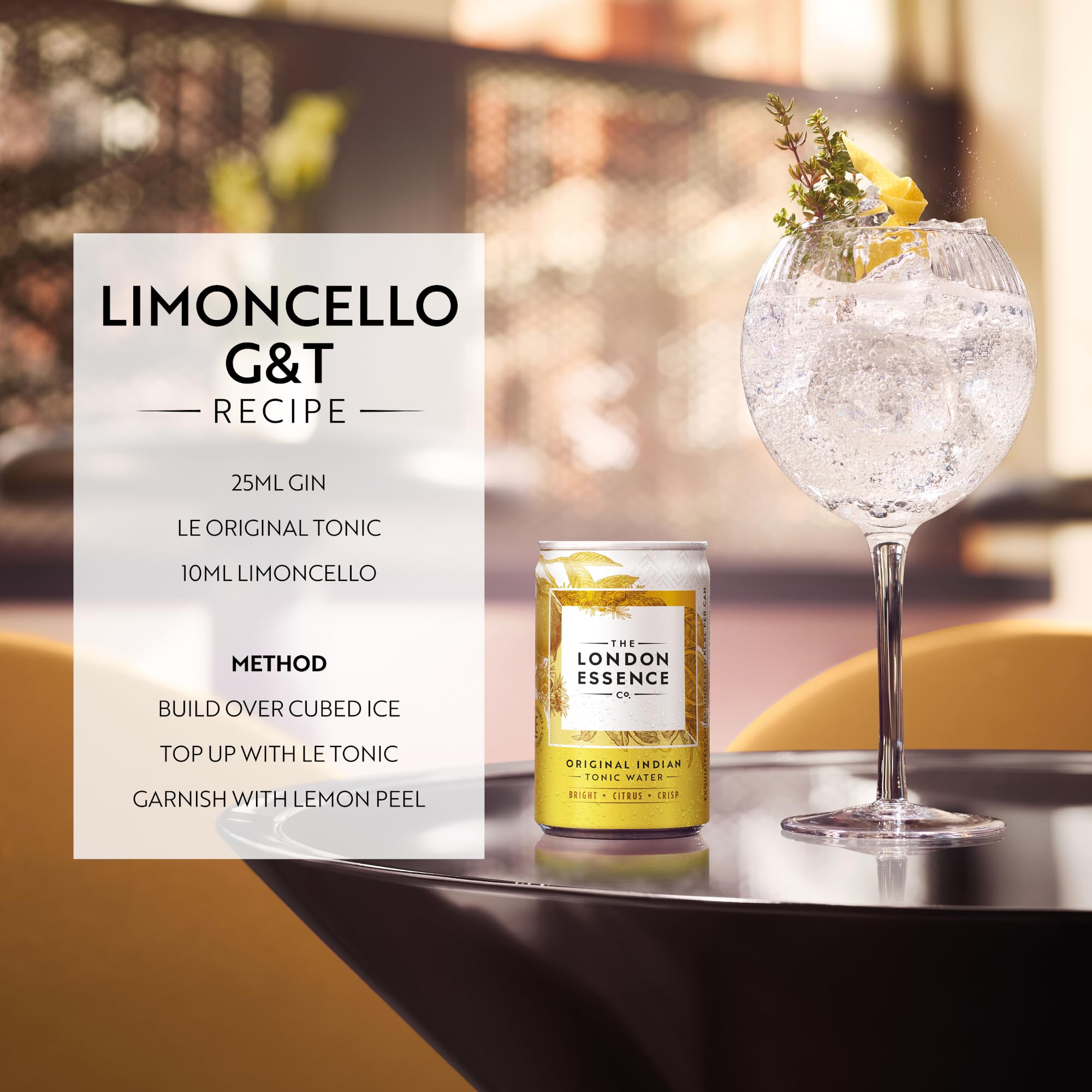 The London Essence Co. Original Indian Tonic - Premium Cocktail Mixer, 150ml