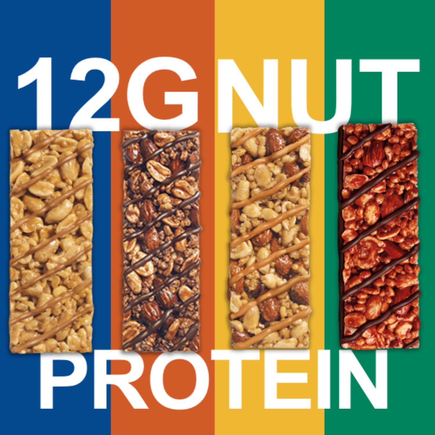 KIND Protein Variety Pack, Gluten Free, High Fibre, No Artificial Colours, 9 Bars