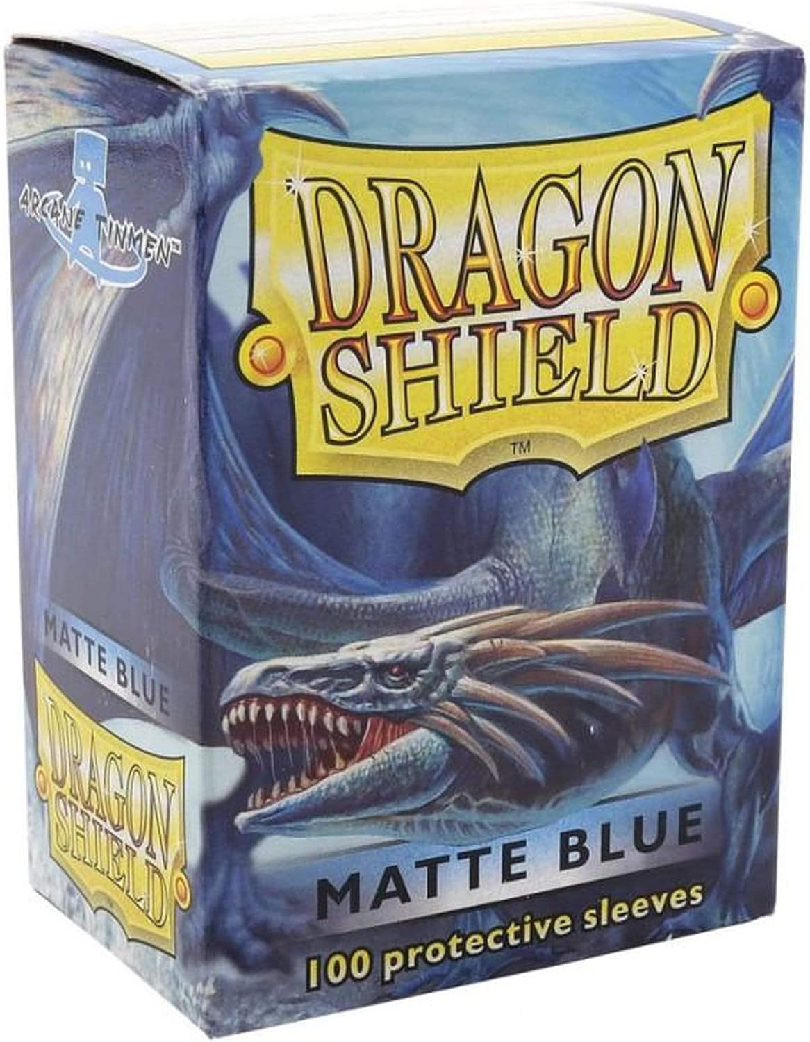 Dragon Shield Mattblaue Kartenhüllen in Standardgröße, 100er-Pack