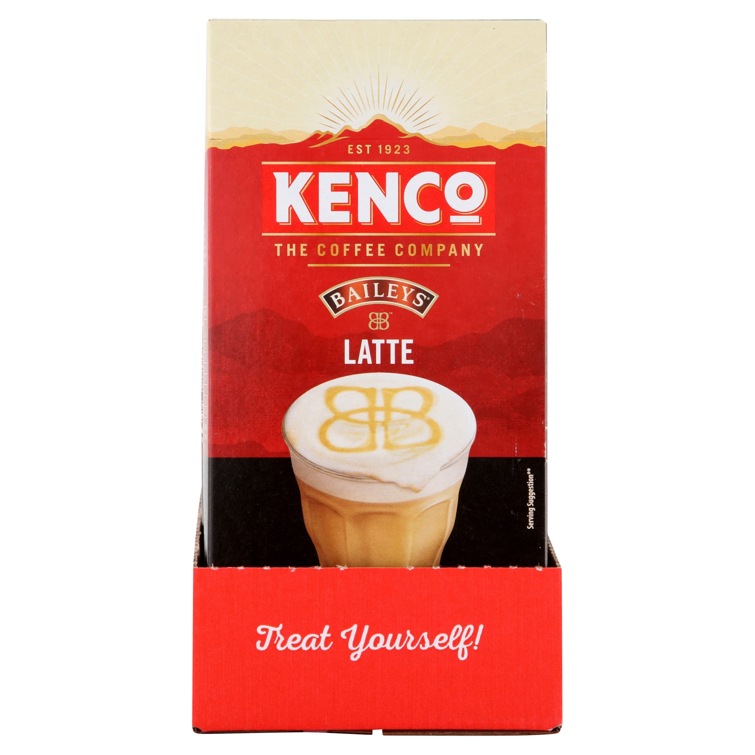 Kenco - Baileys Latte Instant Coffee Sachets 8x15g (Pack of 5, Total 40 Sachets)