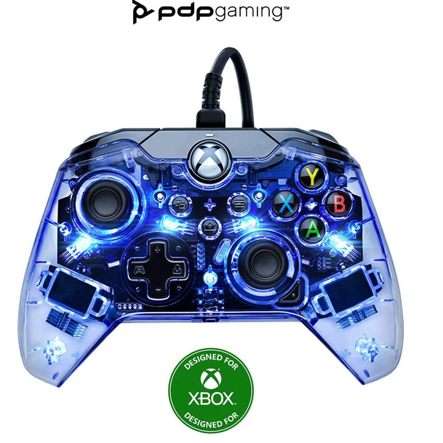PDP Afterglow LED-Gamecontroller mit Kabel  RGB-Beleuchtung  Audiost