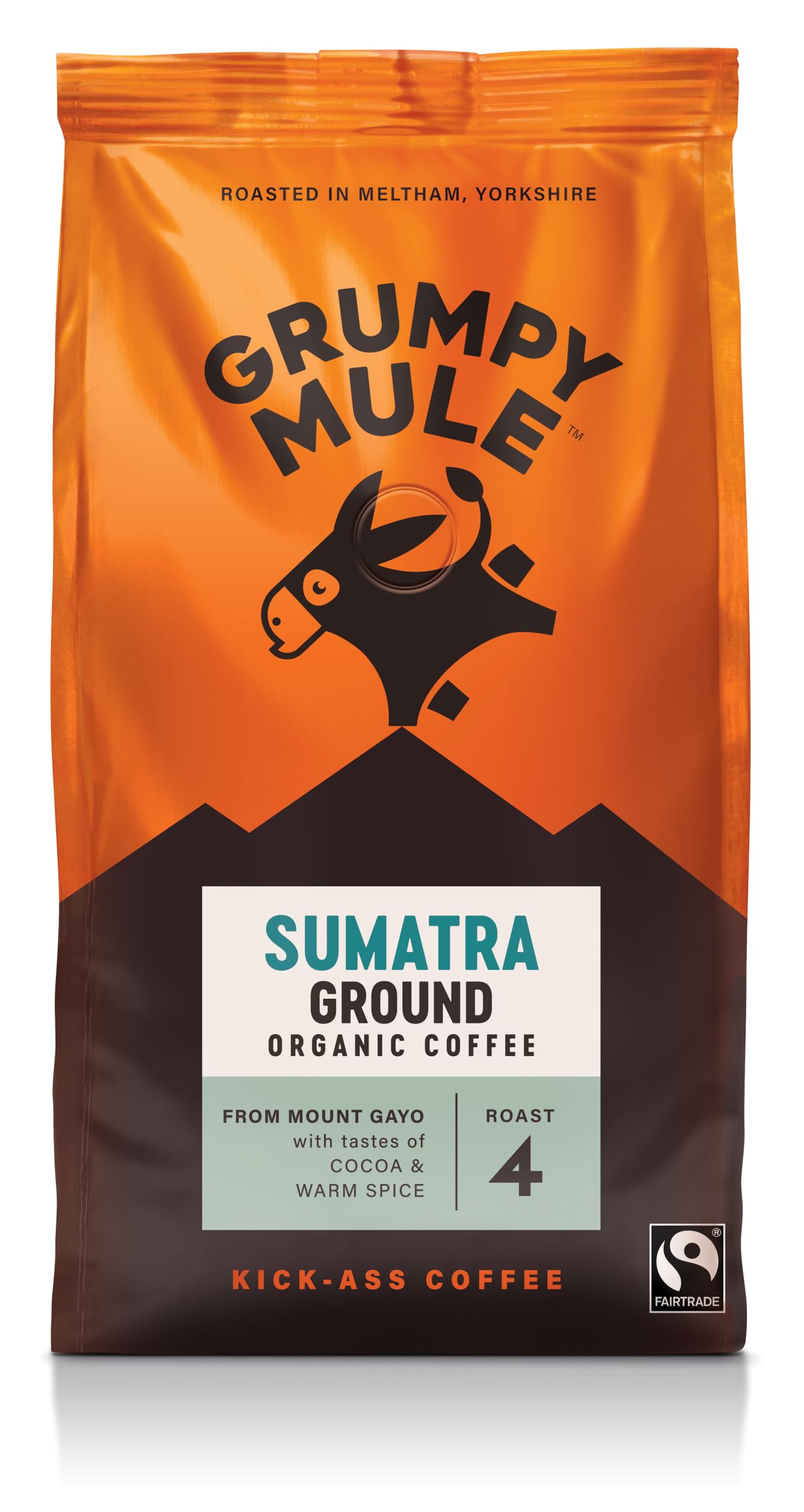 Grumpy Mule Bio-Sumatra-Kaffee gemahlen, 200 g